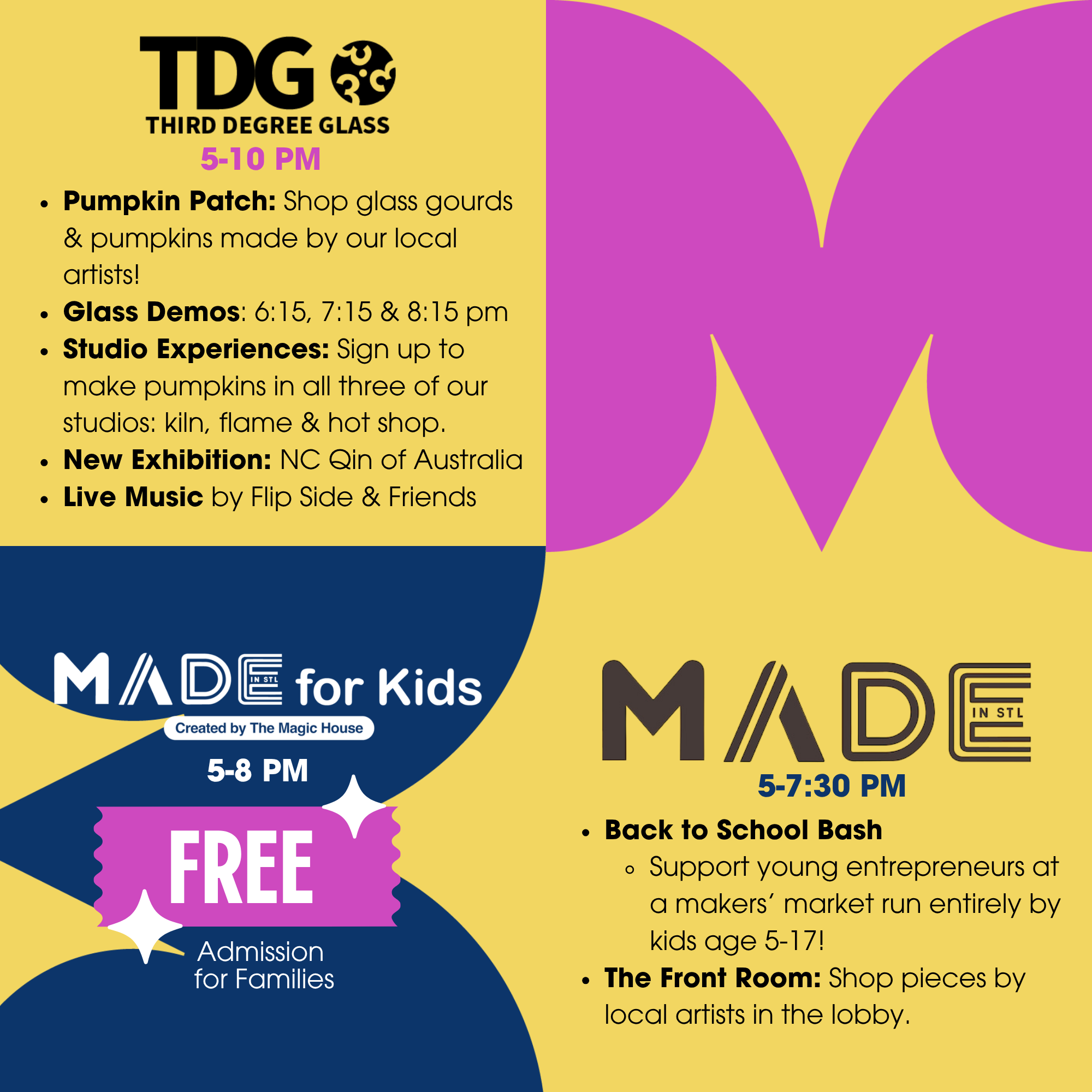 Third Friday Schedule