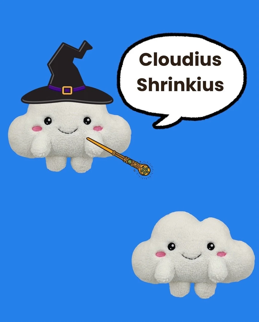 Our cloud&rsquo;s been studying magic&hellip; now it can shrink into a charm or summon sunshine with a shake. Which spell are you casting today? ☁️🔮

#TheCloudProject #CloudMagic #PlushieMagic #WhimsicalVibes #CutePlush #KawaiiAesthetic #CozyCorner 