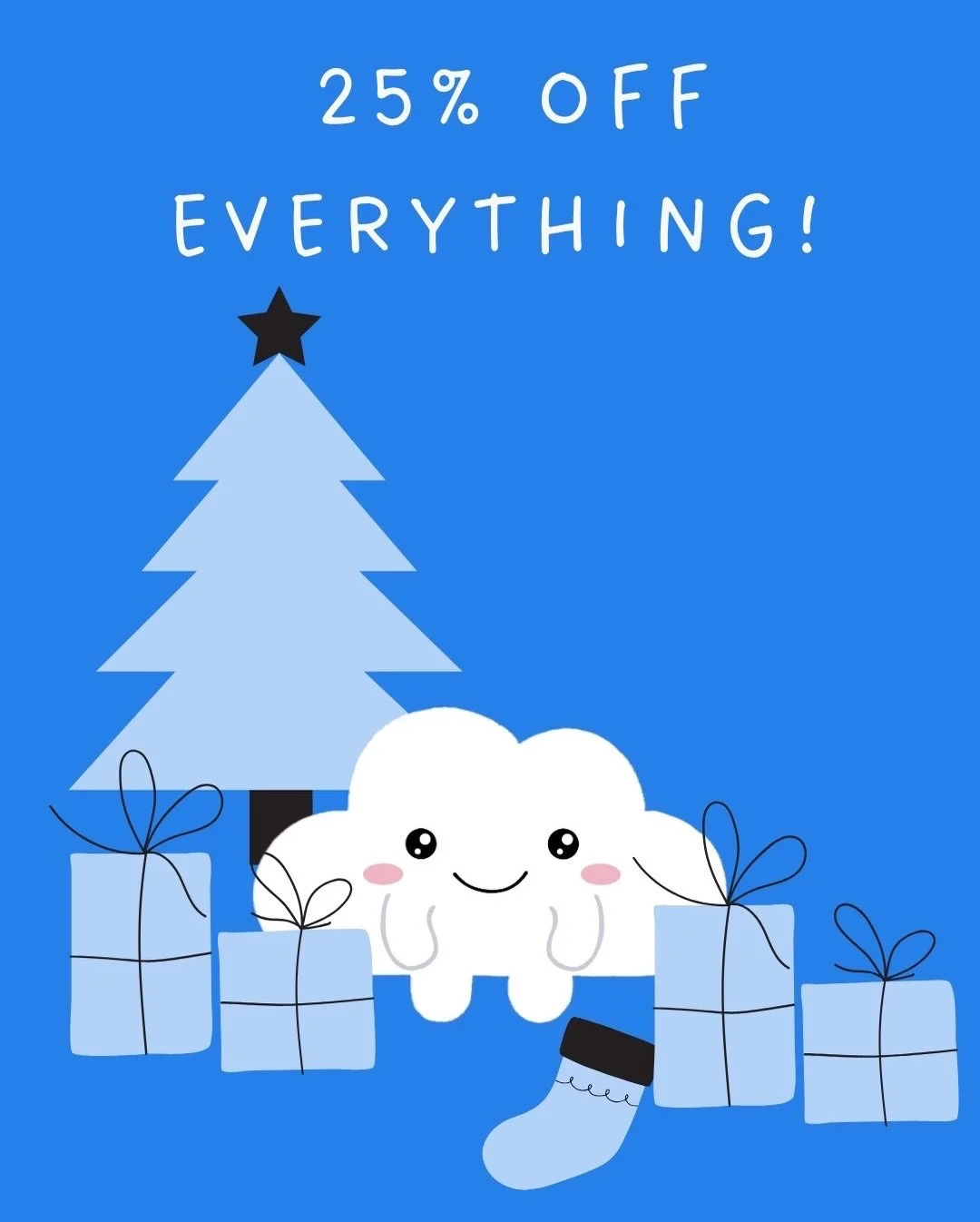Our biggest sale of the year is here!

From 11/23 to 12/6 you get 25% off everything using code BLACKFRIDAY25 at checkout. Keychains, hats, beanies, plushies, and charms ☁️

Every purchase helps support our mission to end child abuse.
Shop small and 