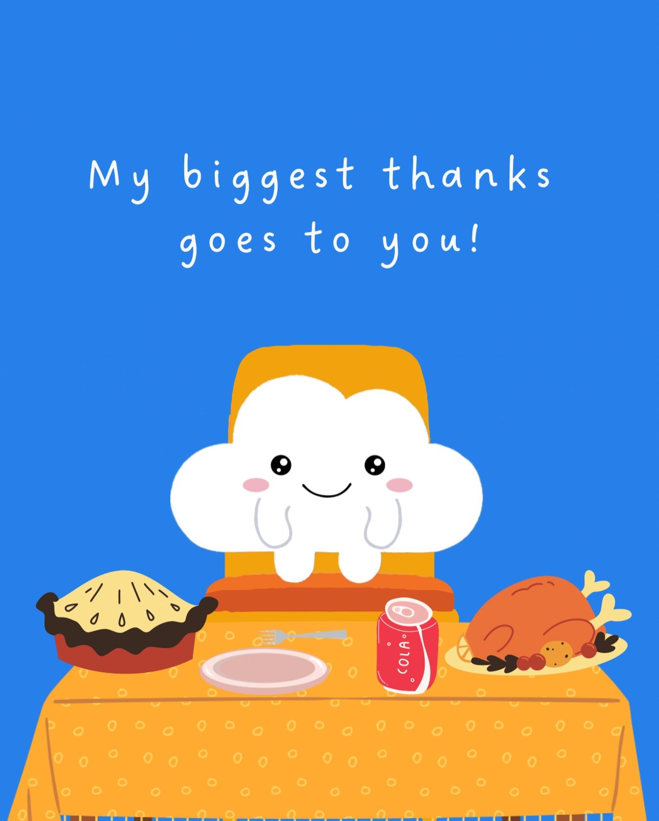 Happy Thanksgiving!

Send to who you&rsquo;re most grateful for 💙