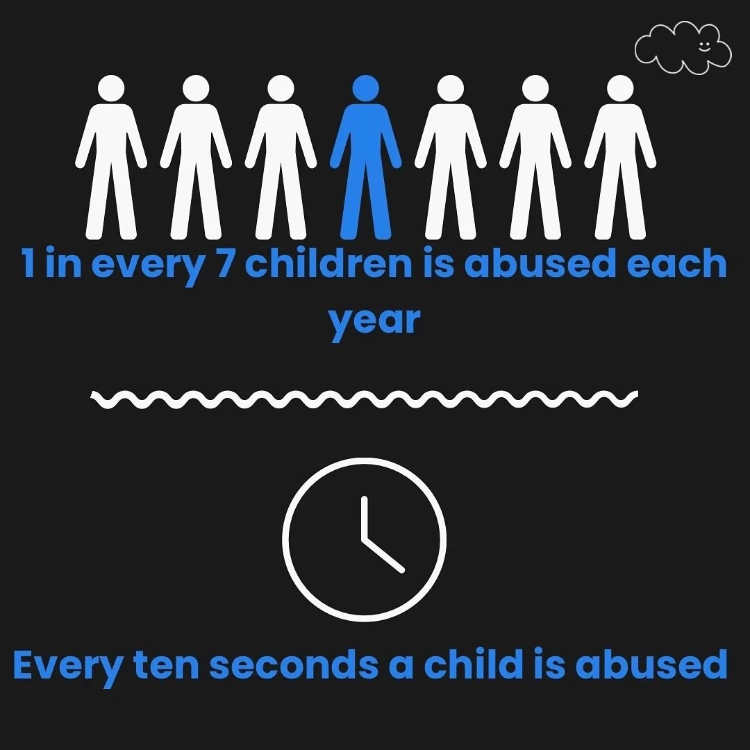 Child abuse is more common than many realize.
1 in every 7 children is abused each year. Every 10 seconds, a child is harmed.

Child abuse includes physical, emotional, sexual abuse, and neglect &mdash; all of which can leave lasting damage on a chil
