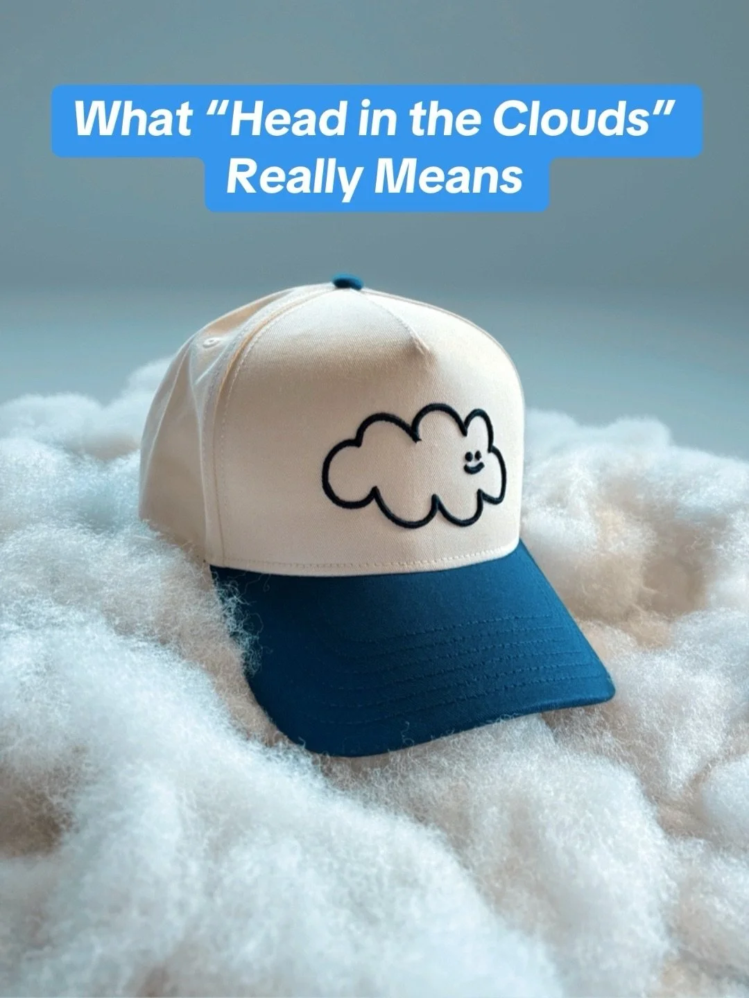 What &ldquo;Head in the Clouds&rdquo; really means ☁️

It&rsquo;s about looking up, even when the world feels heavy.
Keeping your dreams alive, no matter what storms come your way.
Choosing kindness and light, even when things feel dark.

Our Head in