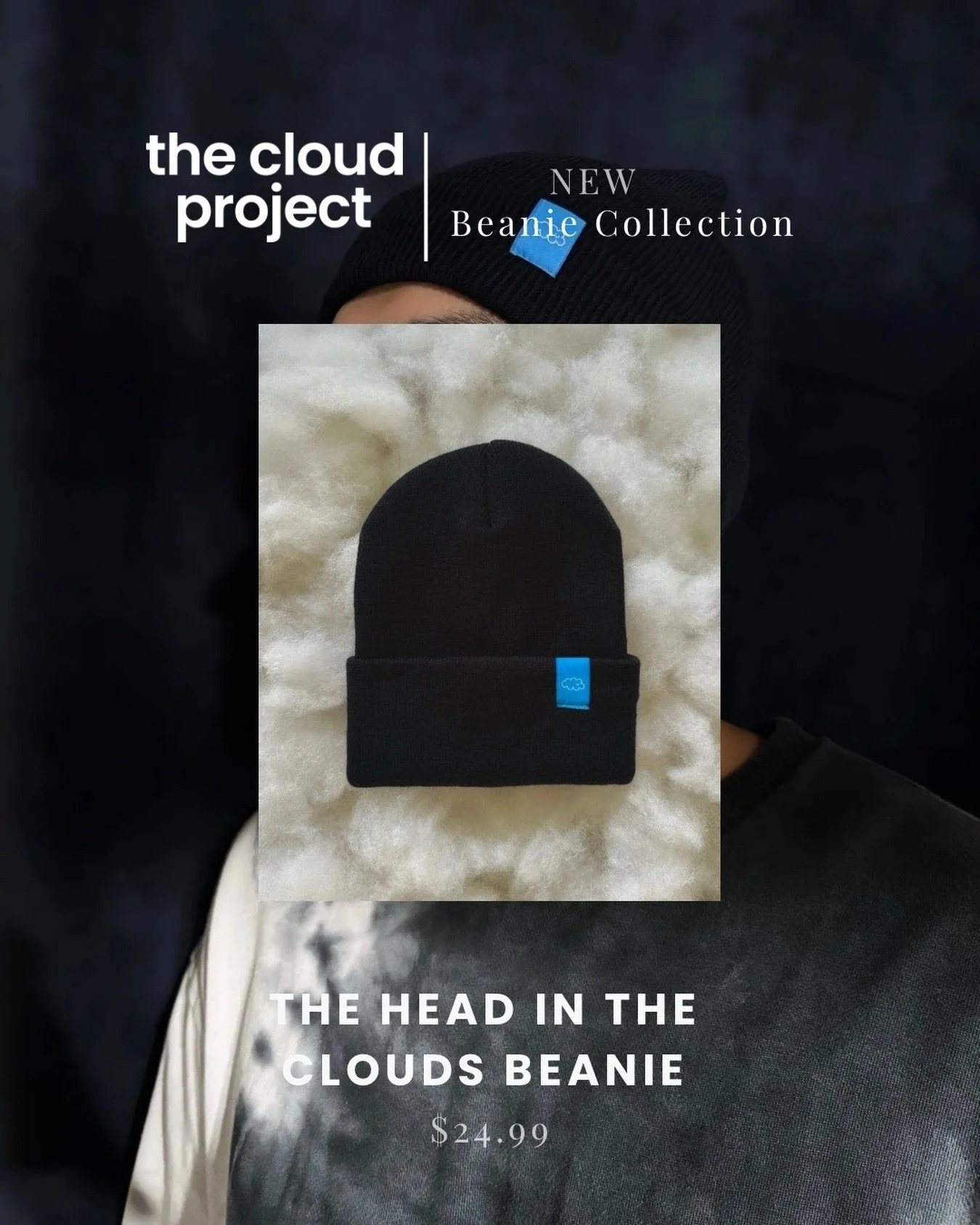 New arrival
The Head in the Clouds Beanie ☁️

A simple, cozy staple made for everyday wear

$24.99

15% of every purchase is donated to organizations working to help end child abuse

#thecloudproject #beanie #streetwear #cozyfits #smallbusiness