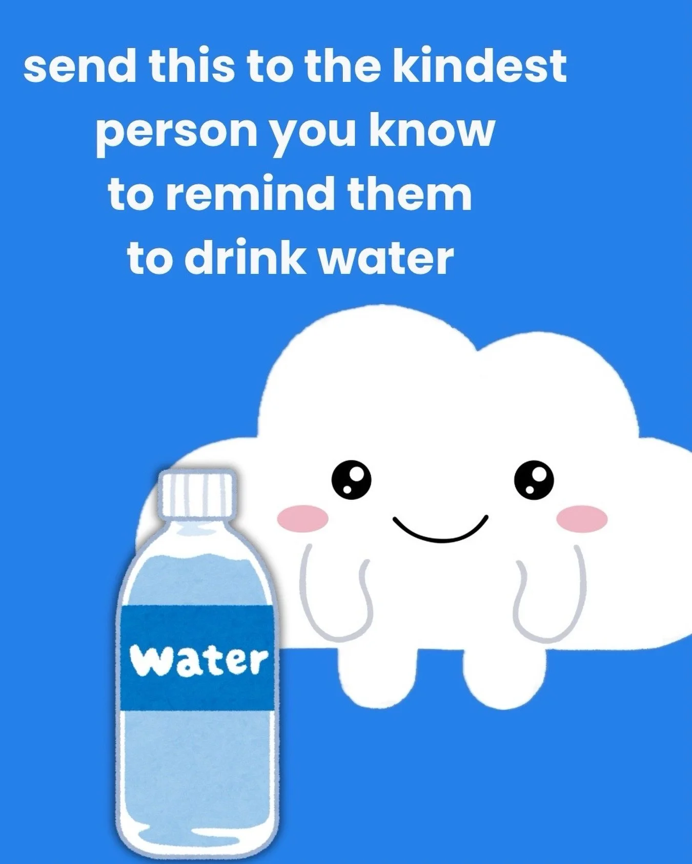 Remember to drink your water 😡

#drinkwater #selfcare #mentalhealthawareness #comfortcontent #cloudcore