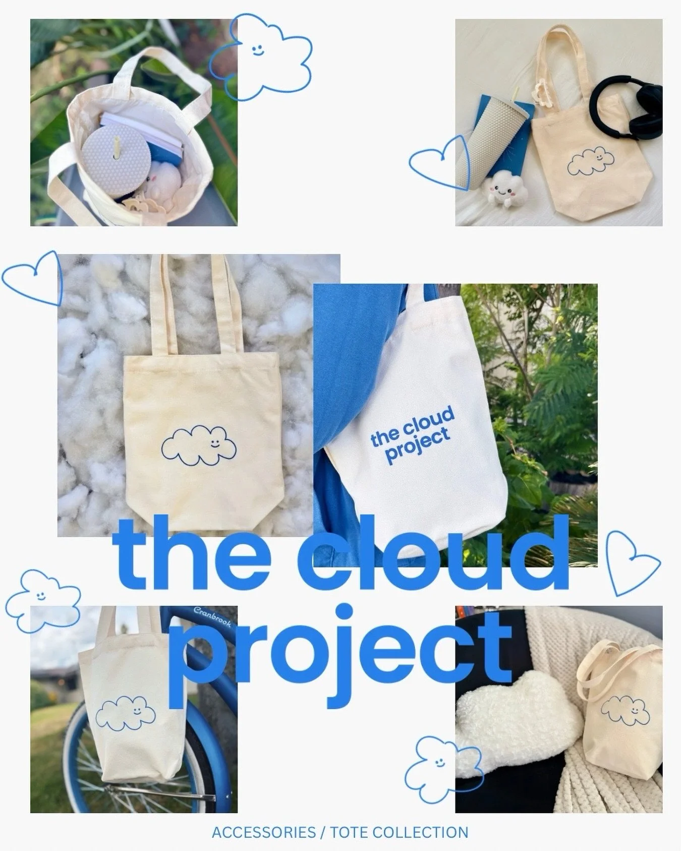 ☁️ Have you checked out our newest tote collection? ☁️

The Carry a Cloud Tote was designed to carry little reminders of comfort, hope, and brighter days ahead. Whether you&rsquo;re heading to class, work, or simply out and about, we hope it brings a