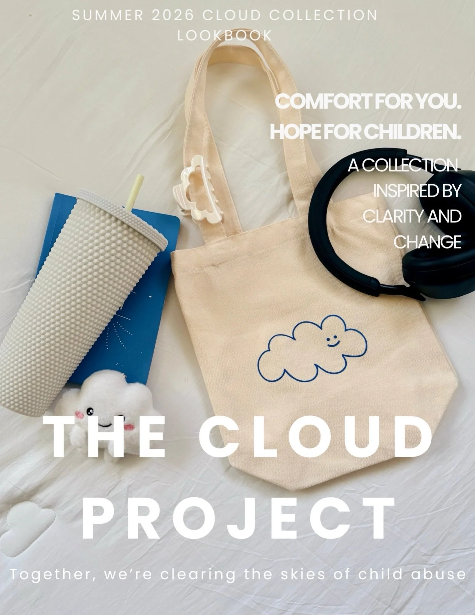 I created the brand I wish existed when I needed hope most☁️

The Cloud Project began with a simple belief:

That even the smallest reminder can make a difficult day feel a little lighter.

Every piece in this collection is designed with that idea in