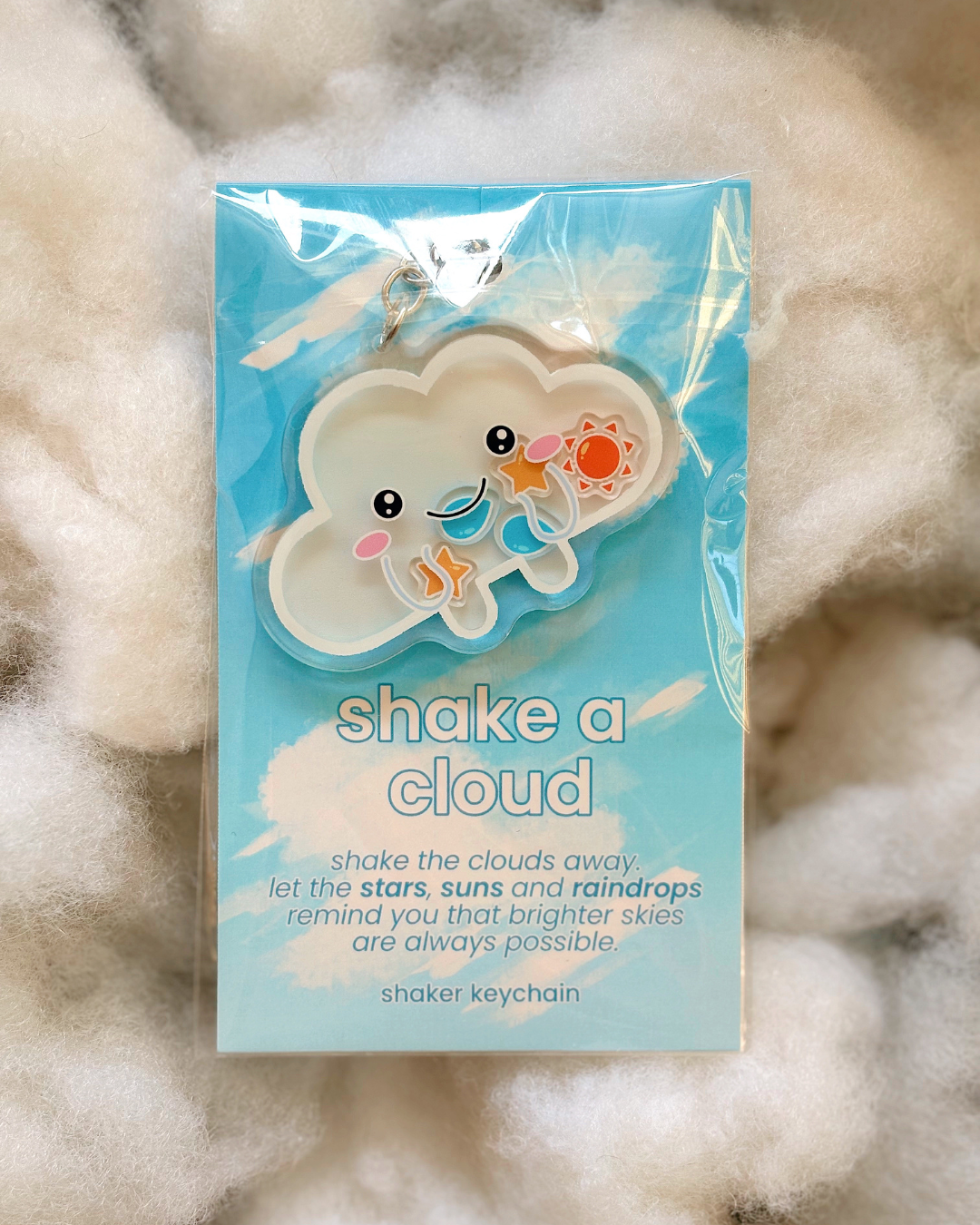 The Shake a Cloud Keychain