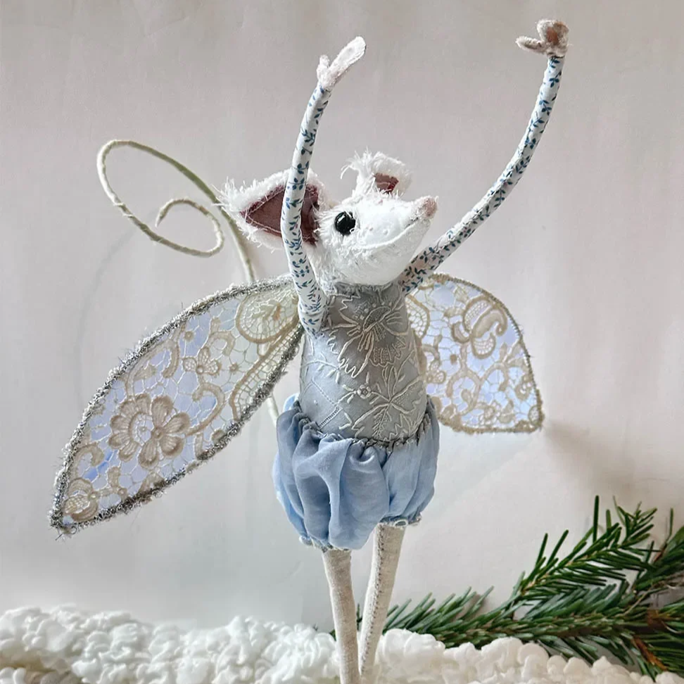SOLD OUT Textile Fairy Mice - Bryony Rose Jennings 
