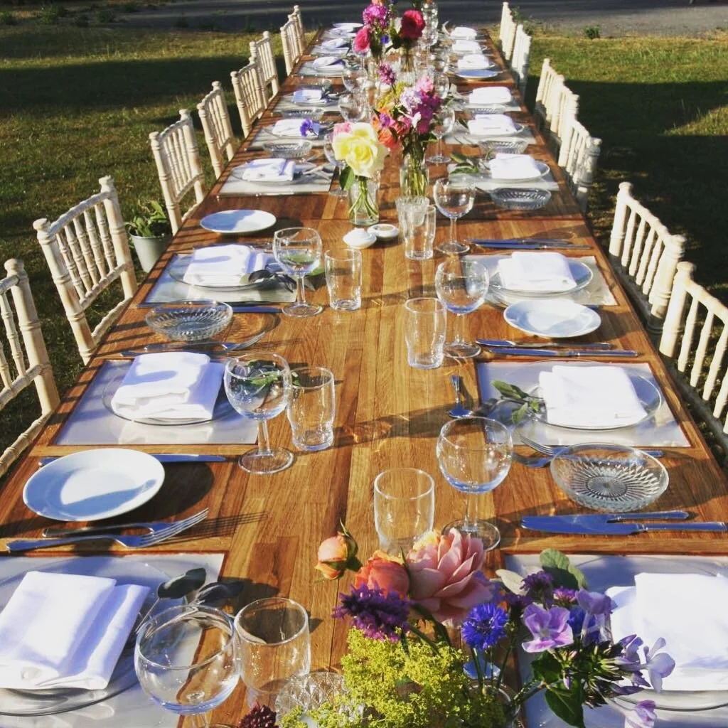 Supper in the garden