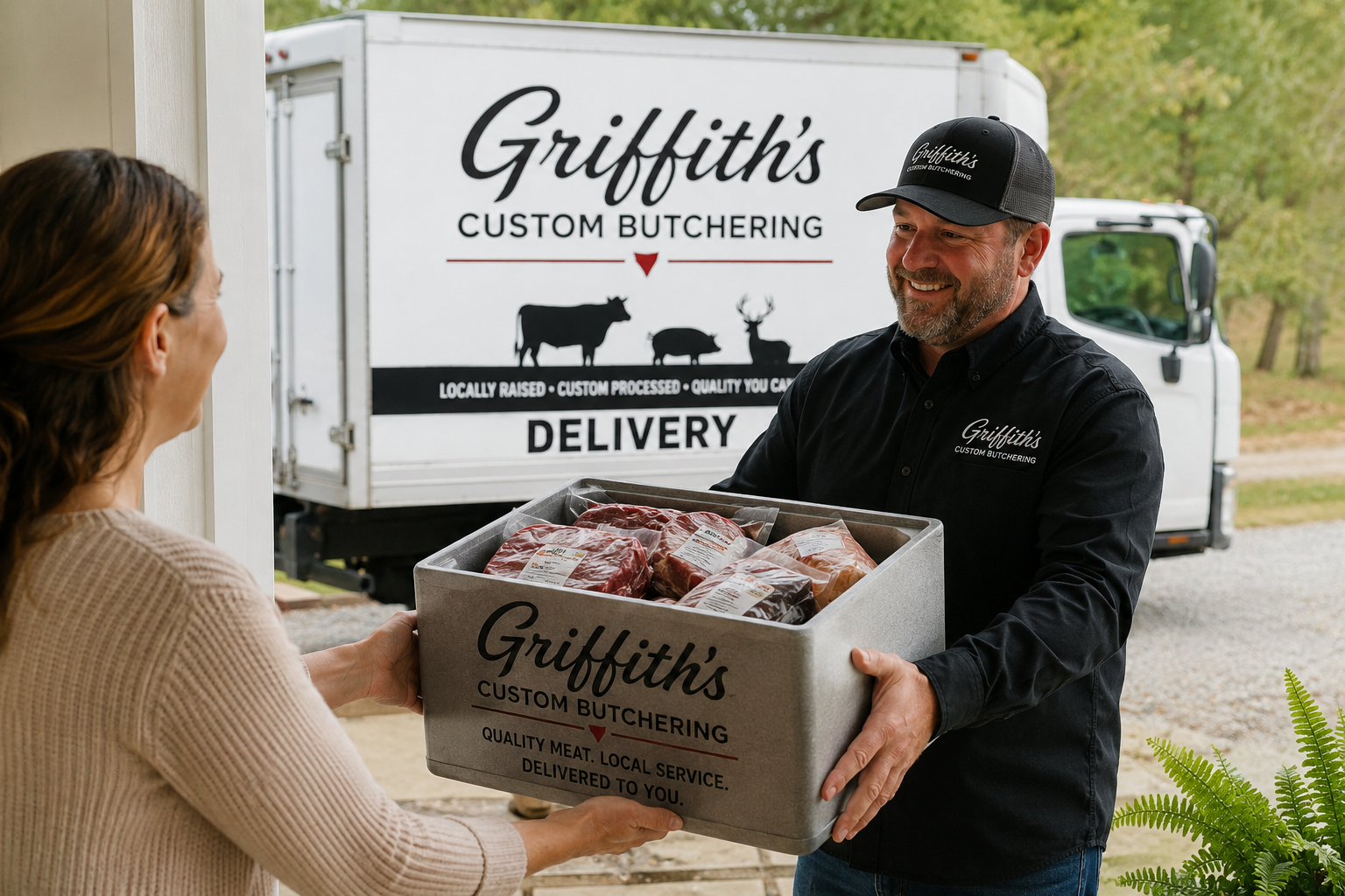 Griffith's Meat Delivery!  $15.00-$35.00  (10-30 miles)