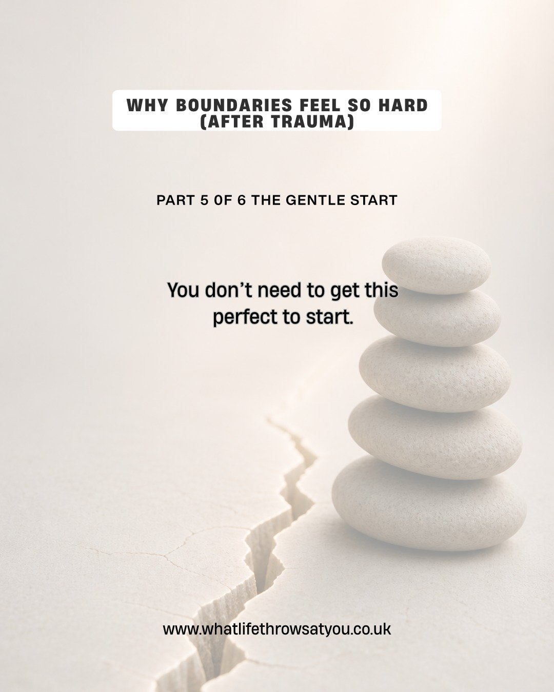 You don&rsquo;t have to suddenly become someone who says &ldquo;no&rdquo; to everything.
Start here instead:
Pause before you automatically agree.
Give yourself space to think.

Use simple language:
 &ldquo;That doesn&rsquo;t work for me&rdquo;
 &ldq