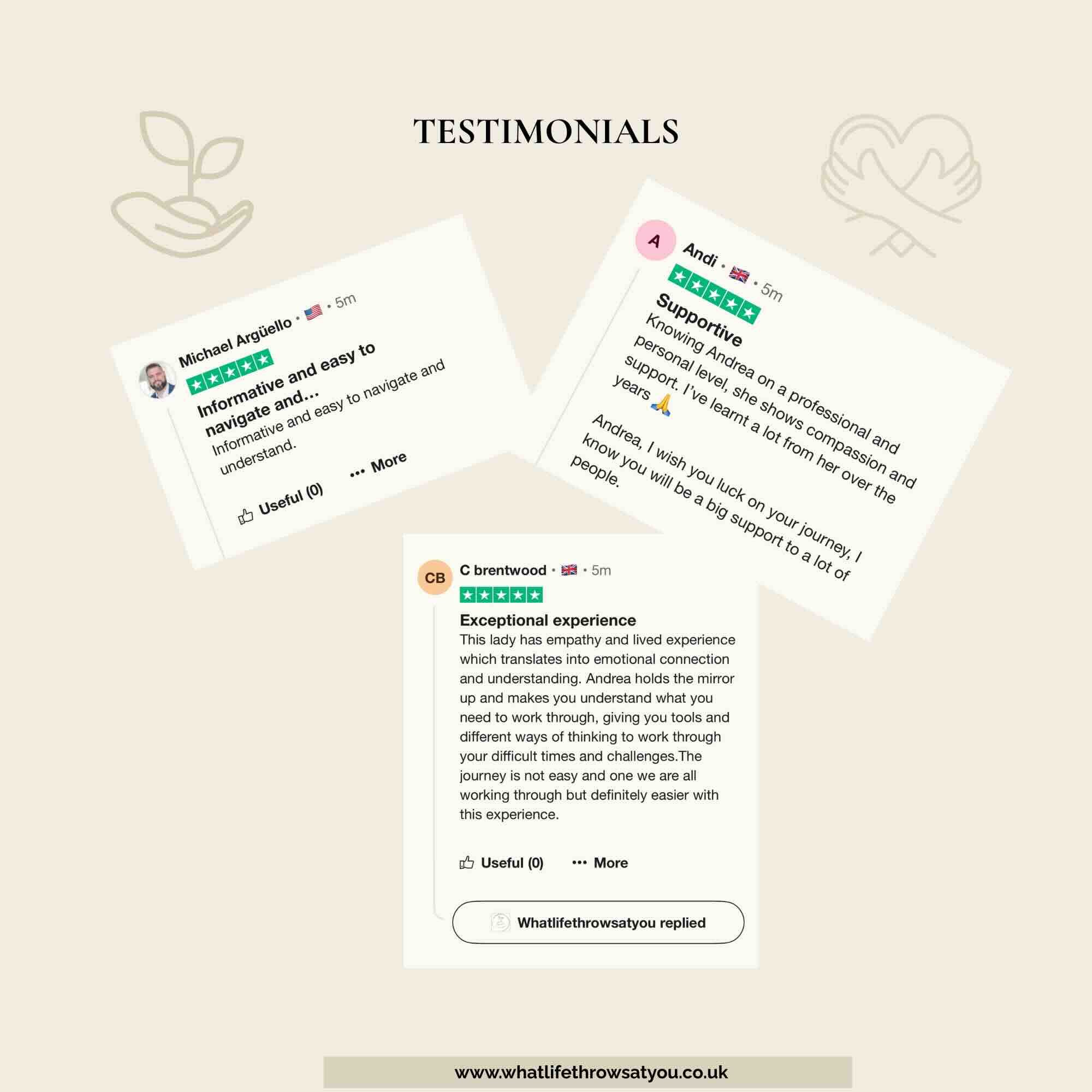 photo of 3 x 5 star reviews on amazon for the inner foundations of healing guided workbook.jpeg