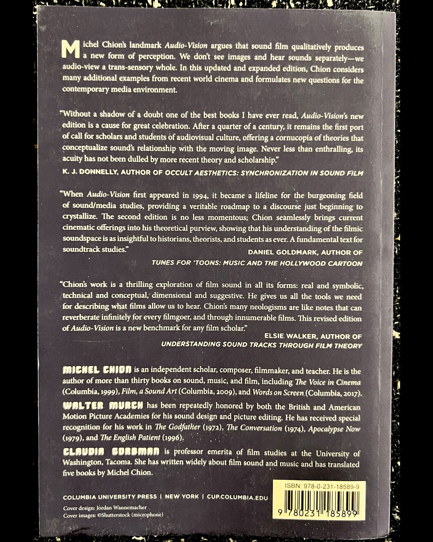 Audio-Vision: Sound on Screen 2nd ed. - Michel Chion — Fangtooth Books