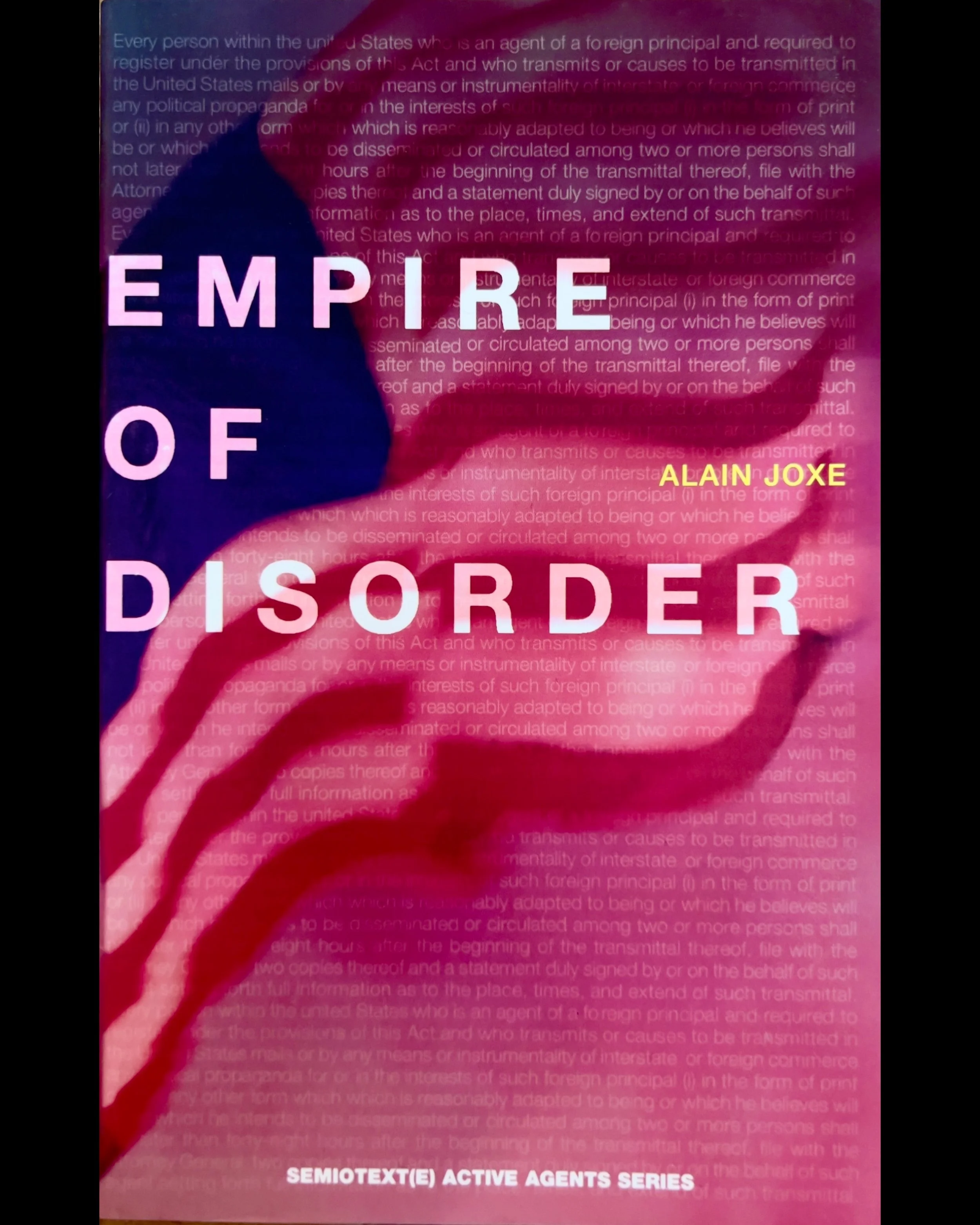 The Empire of Disorder - Alain Joxe