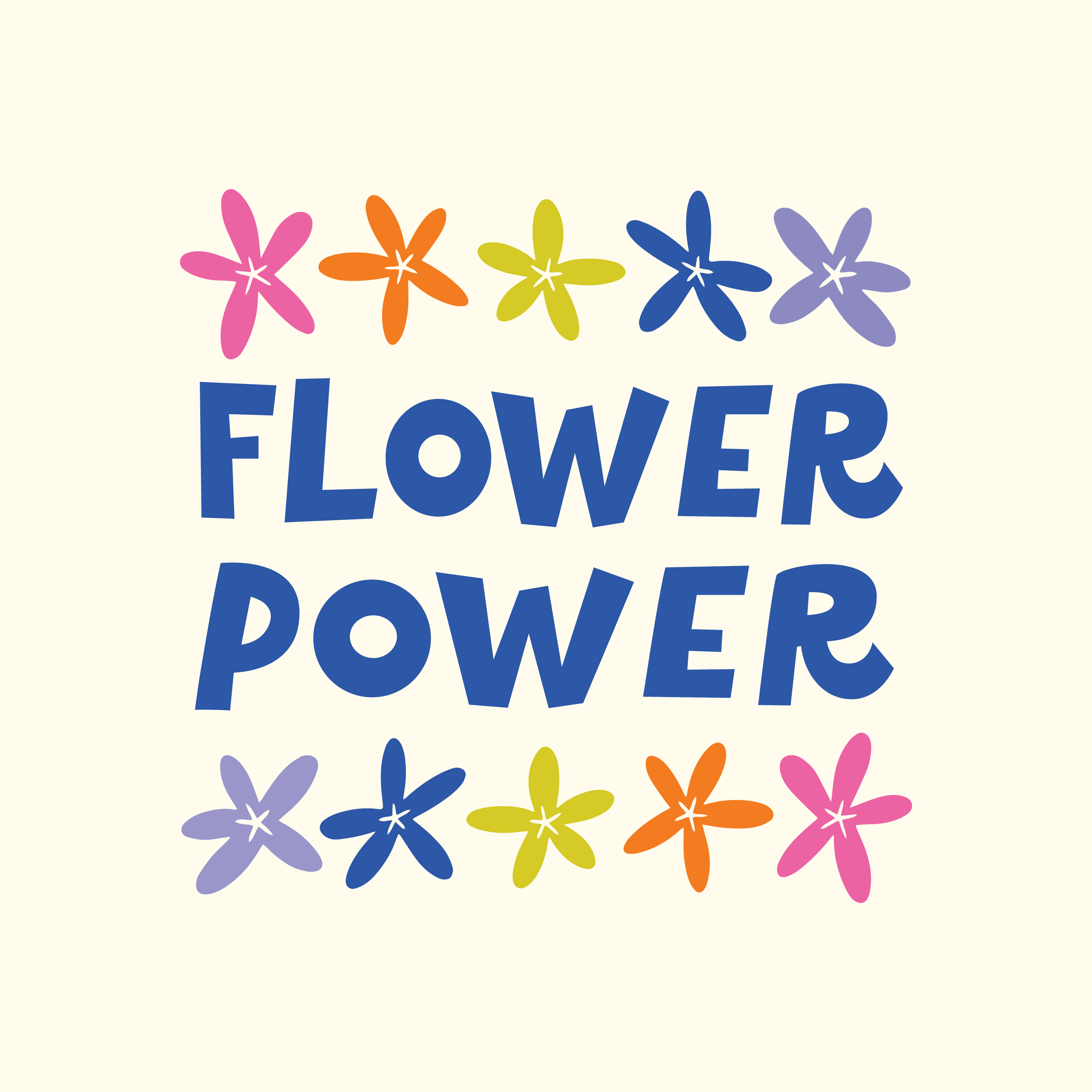 Flower Power Art Print: