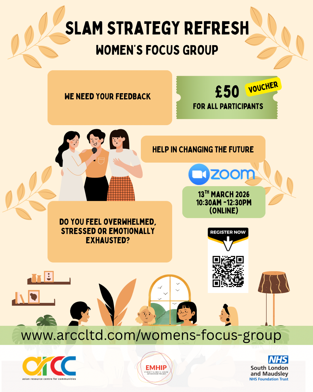 SLaM Strategy Refresh Focus Group for Women 📣