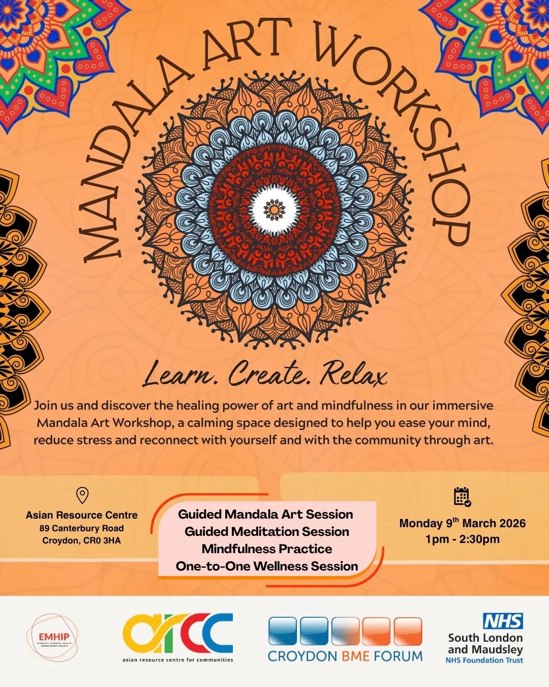 Learn, Create & Relax