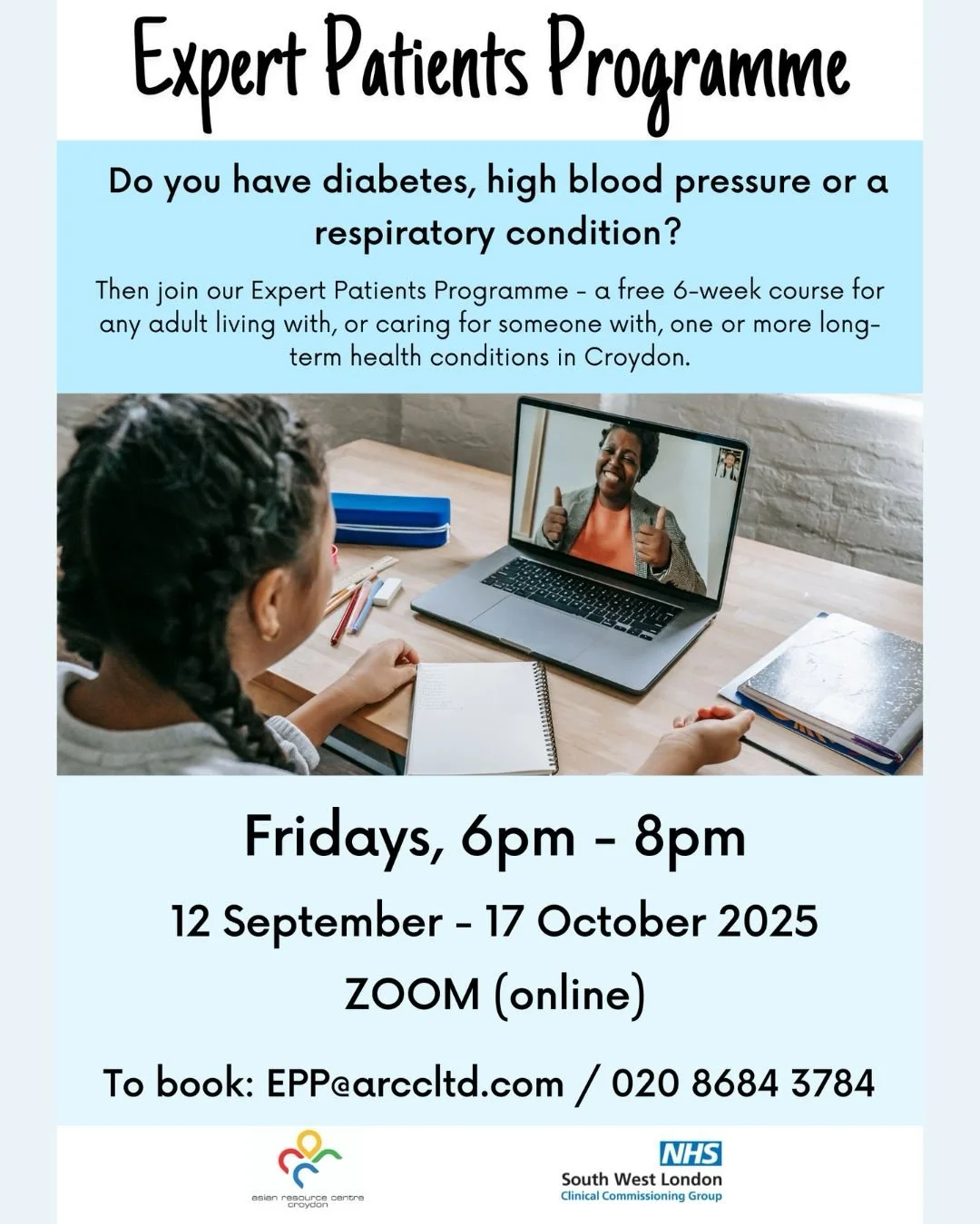 Expert Patients Programme (Online) 🥗