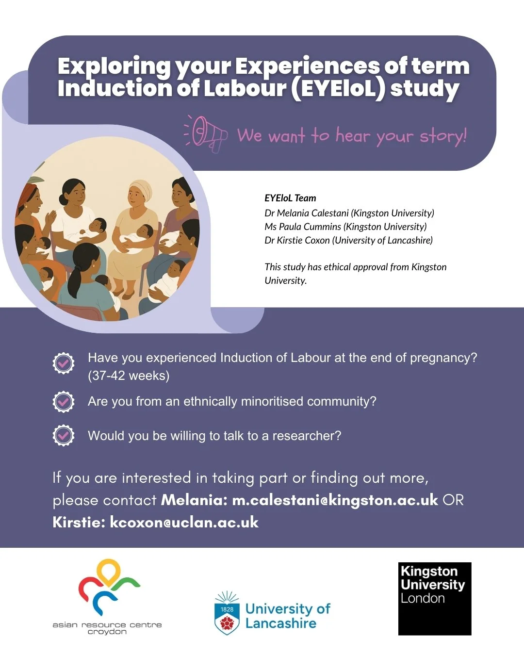 Exploring Your Experience of Term Induction of Labour (EYEIoL) Study