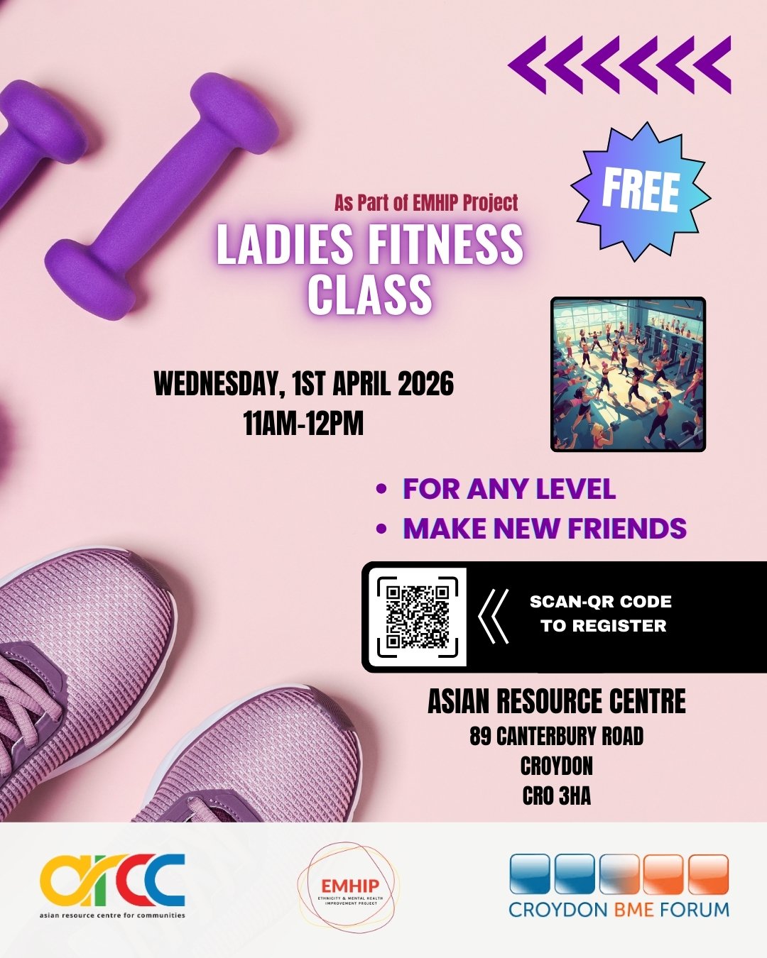 Ladies Fitness Class 🙆‍♀️