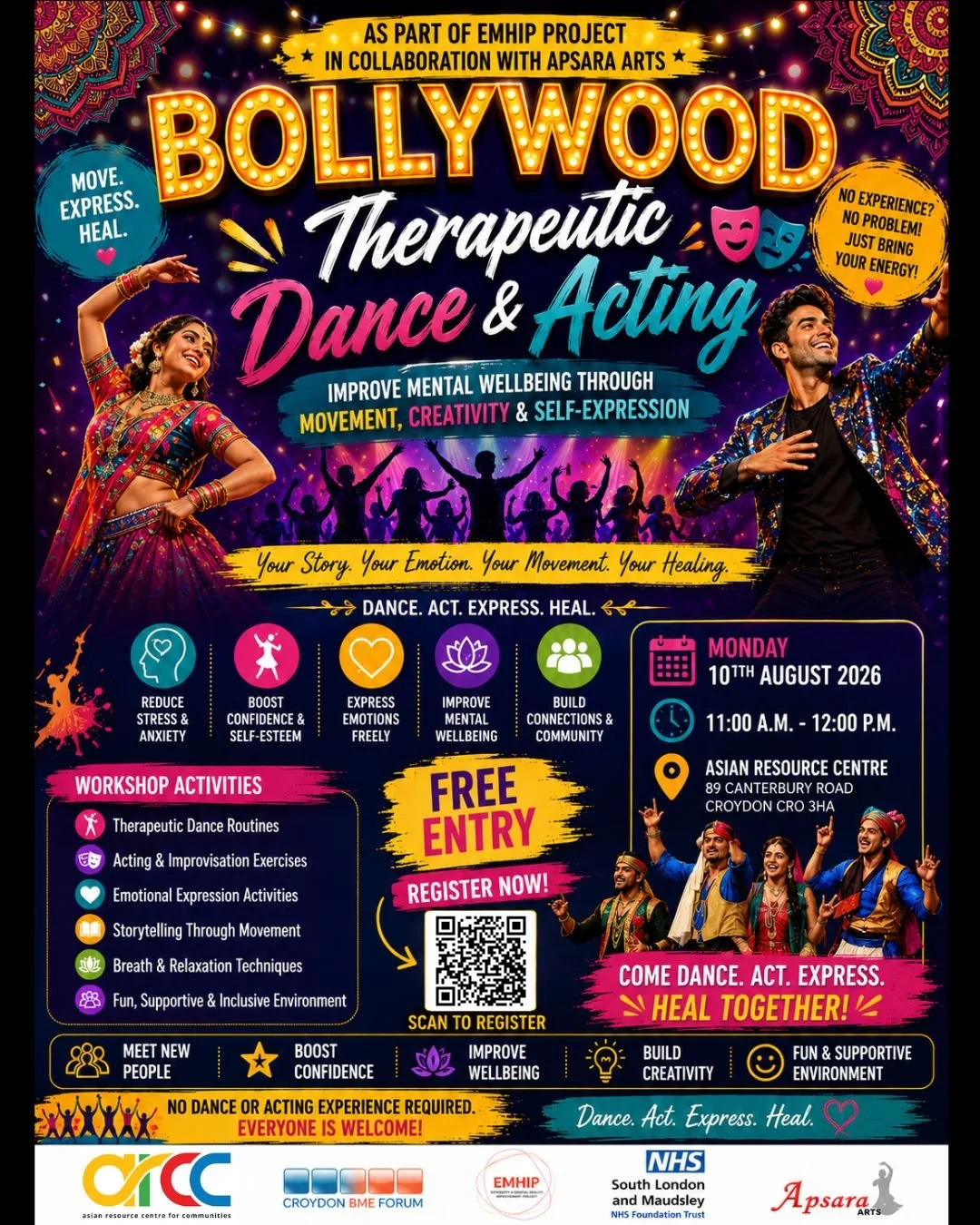 BOLLYWOOD DANCE & ACTING WORKSHOP