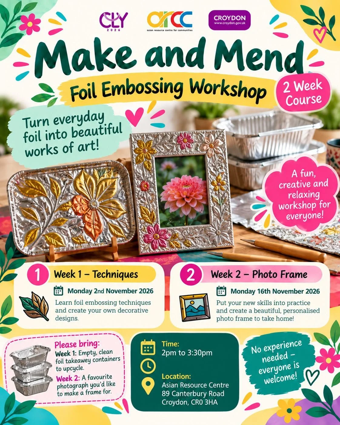 Make &amp; Mend - Foil Embossing &amp; Wellbeing 