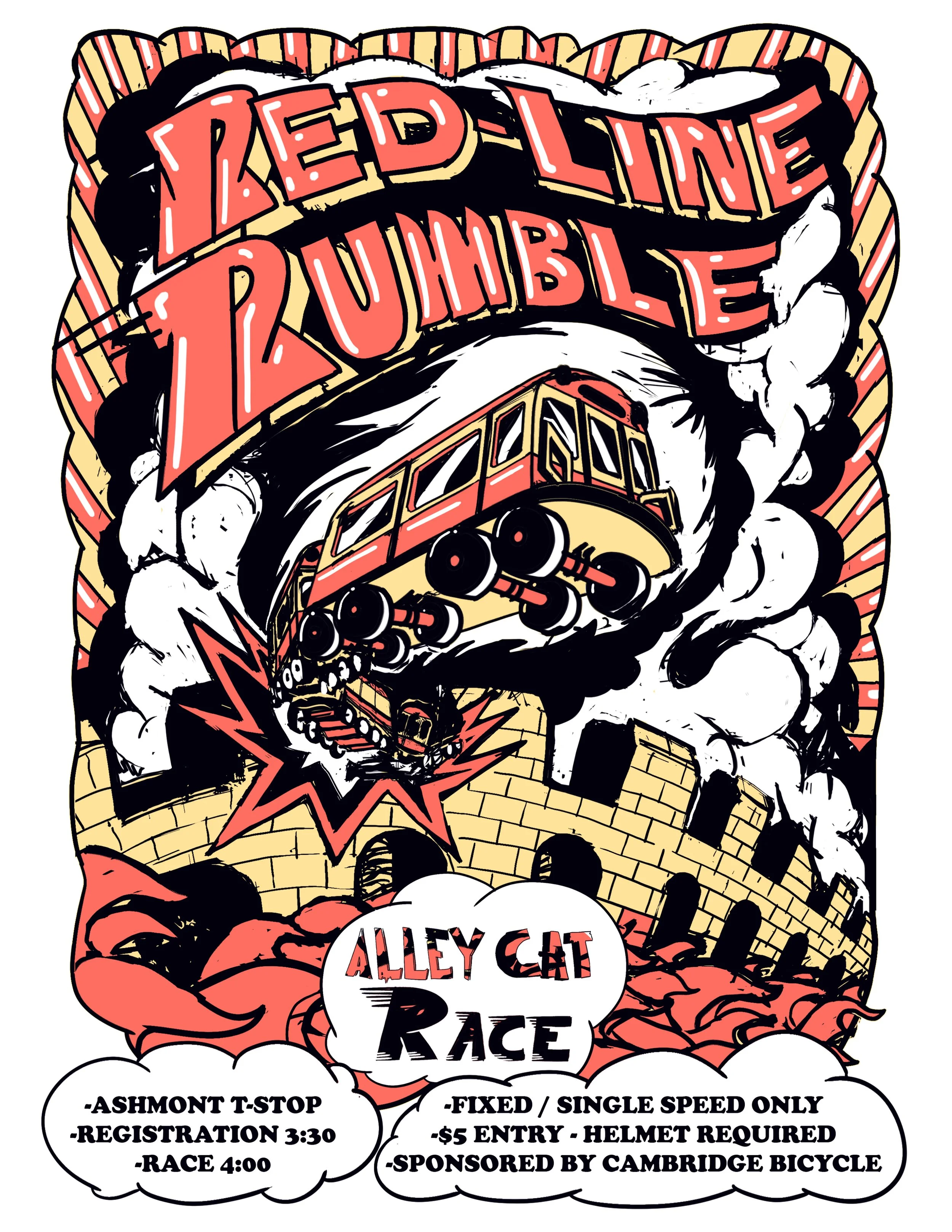 Red-Line Rumble Flyer, 2023 - Digital