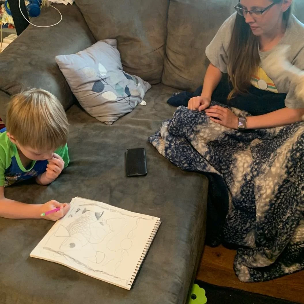 Art time, math time, snack time—all of it blends together on days like this.
He’s drawing dragons. I’m trying to remember what we were doing five minutes ago.
Somehow, we both keep learning.
This was a 30 second you draw then I draw