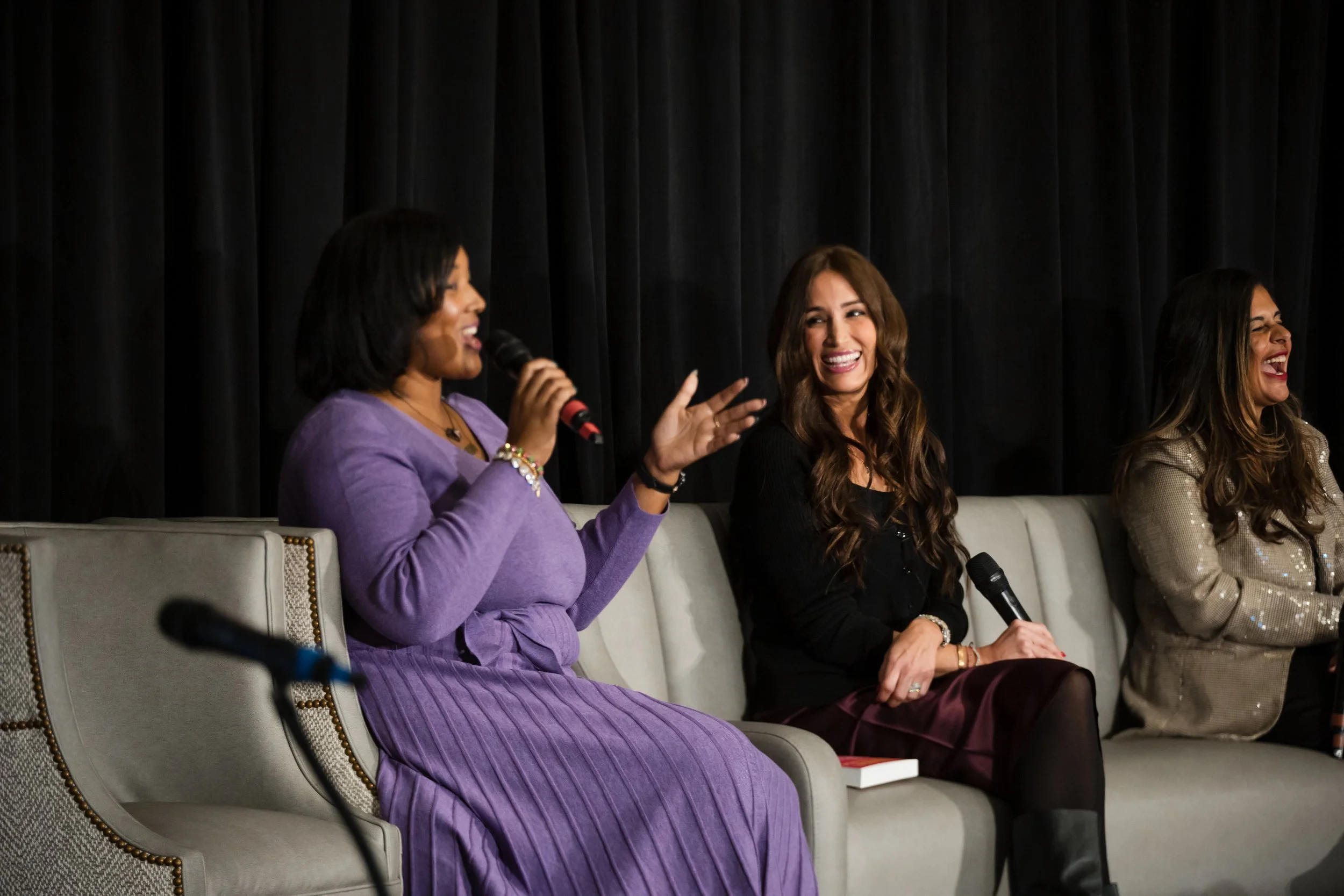 L to R: Chanta Blue, Lauren Tetenbaum, Dr. Somi Javaid