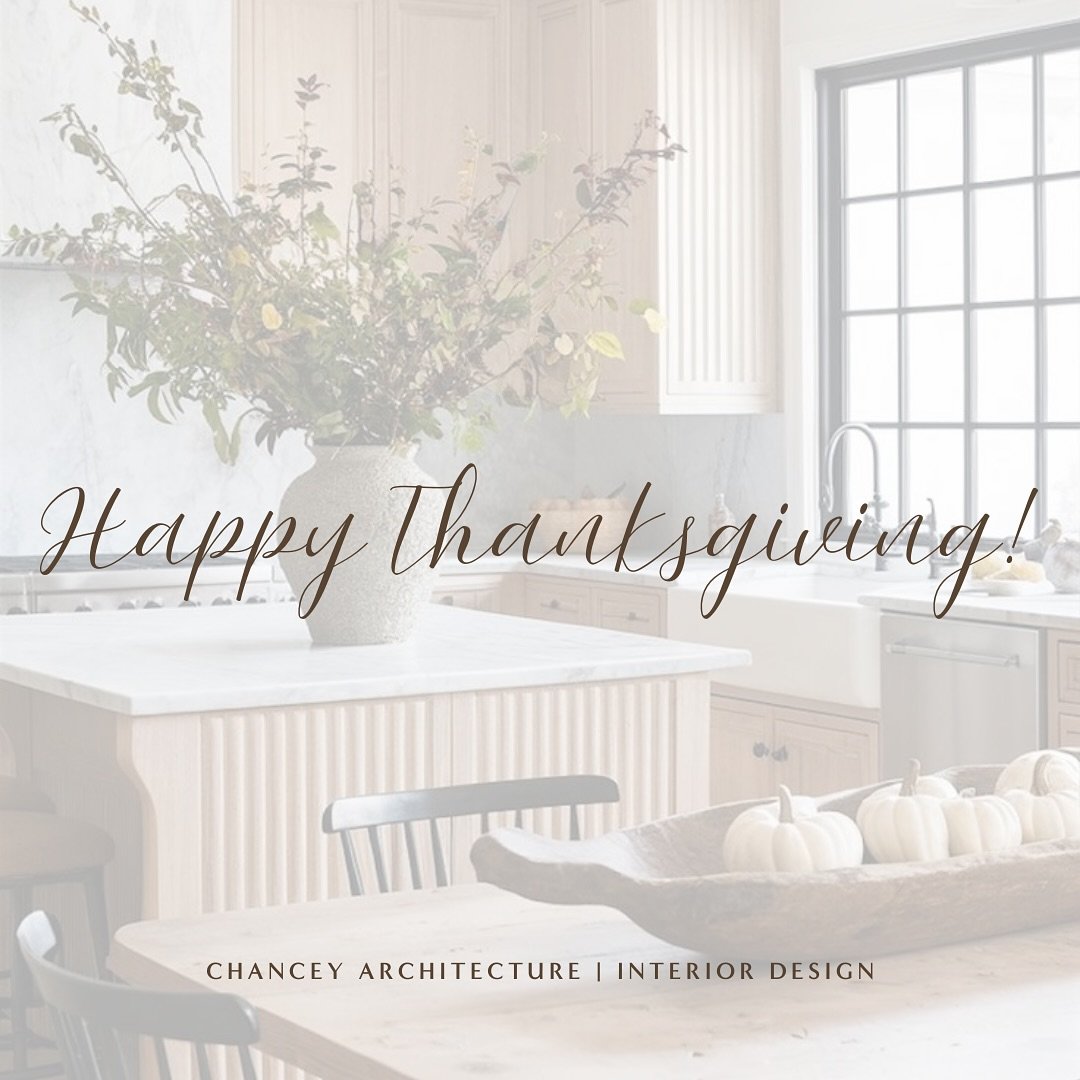 Happy Thanksgiving from Chancey! We are thankful for our wonderful team, our amazing clients who trust us every step of the way, and our family &amp; friends who provide endless support. 

We hope you all have a blessed day with family and loved ones