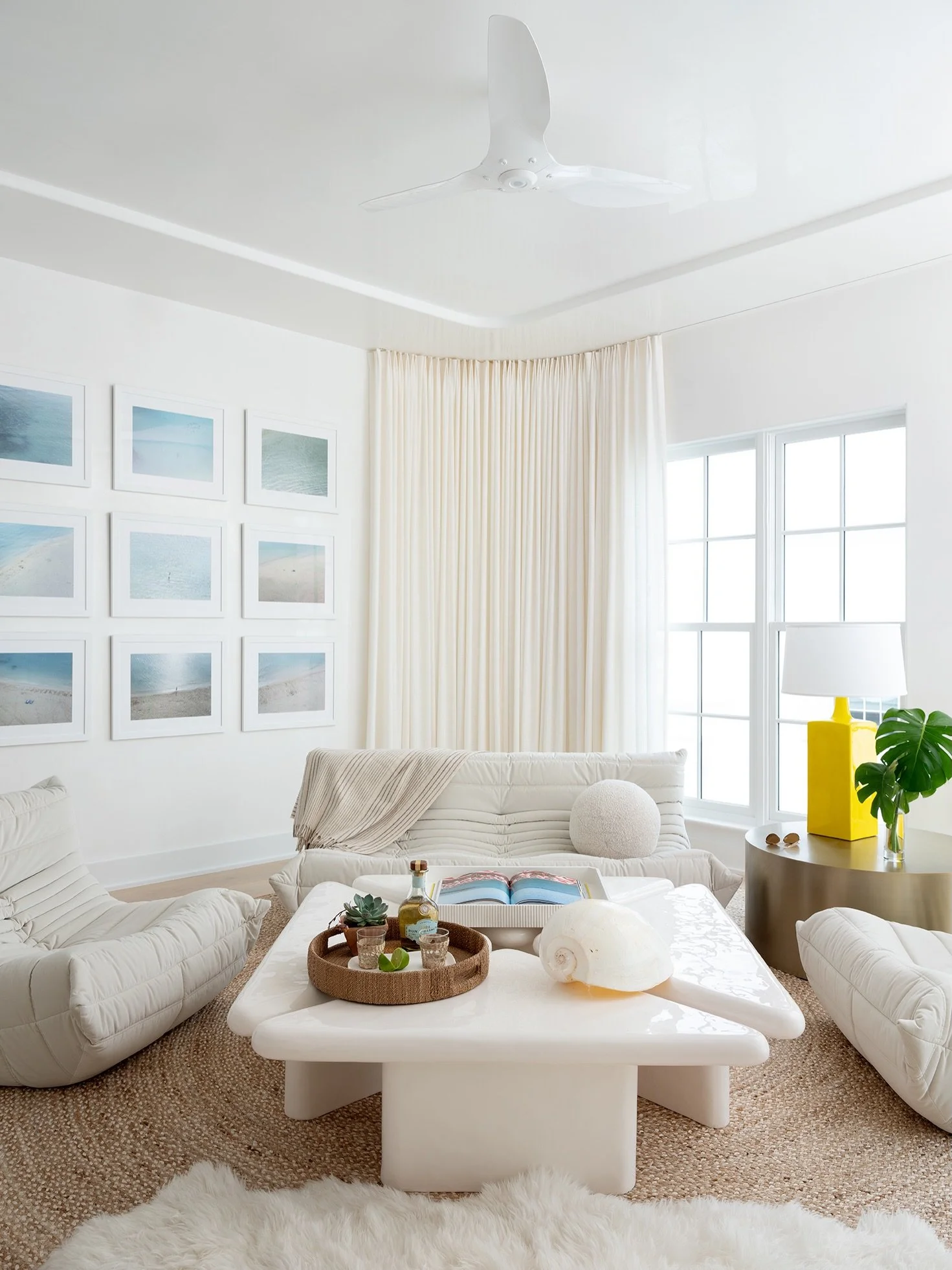 The best homes are the ones that feel truly lived in and always inviting. Good design shouldn&rsquo;t mean sacrificing comfort or the ability to actually enjoy your space! 💛 

Photography: @mali_azima 

#coastaldesign #30ahomes #mediaroom #alysbeach