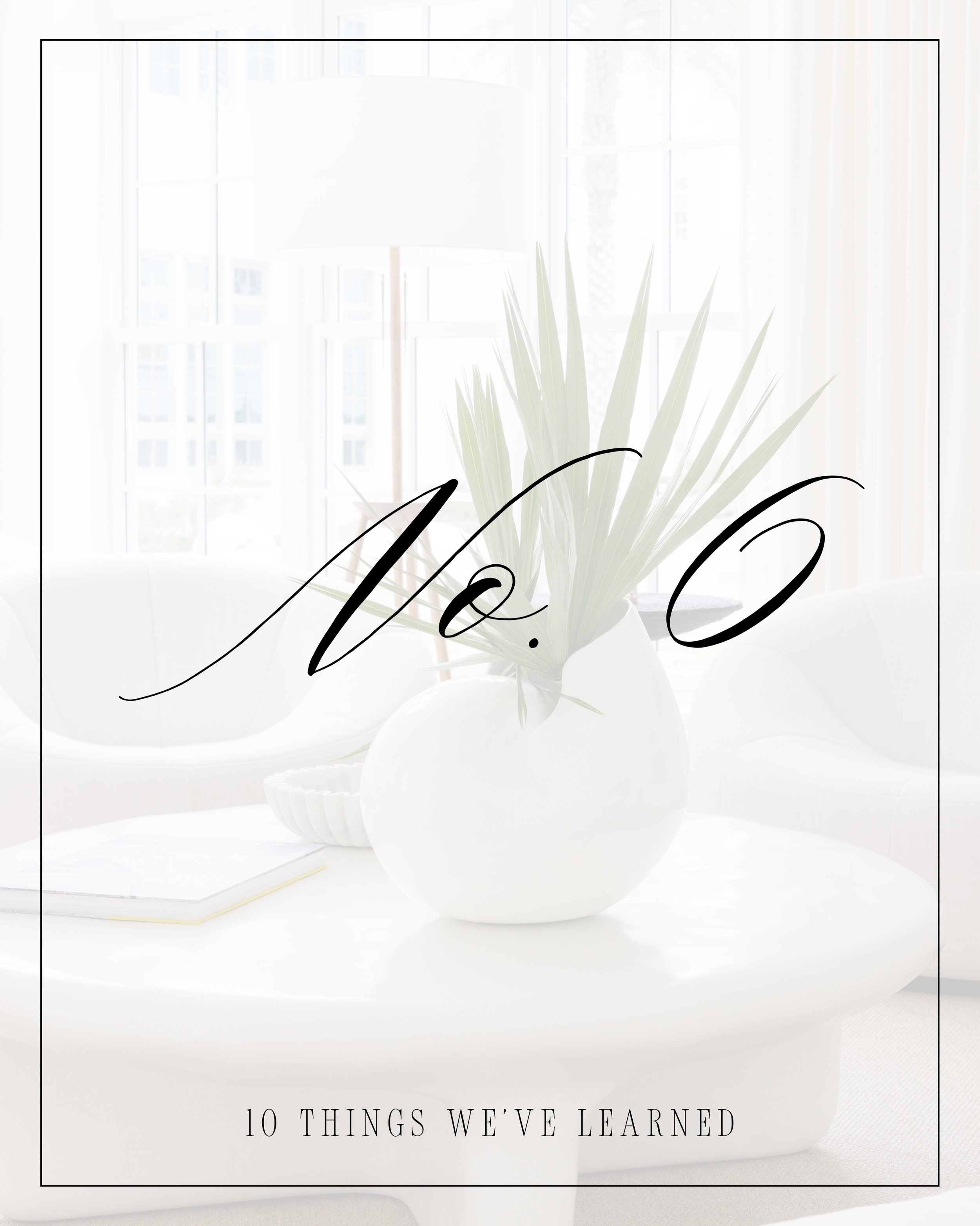 We&rsquo;re continuing our series about 10 Things We&rsquo;ve Learned About Design. 🤍 

No. 6: Good design is experienced before it is noticed.

The most beautiful spaces are not defined by one standout detail, but by how everything comes together. 