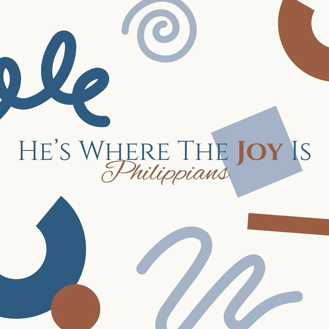 New series starts today! Join us at 9:30.

✨ He&rsquo;s Where the Joy Is ✨
The book of Philippians reminds us that true joy isn&rsquo;t found in circumstances, success, or control &mdash; it&rsquo;s found in Jesus Himself.

Come join us as we learn h