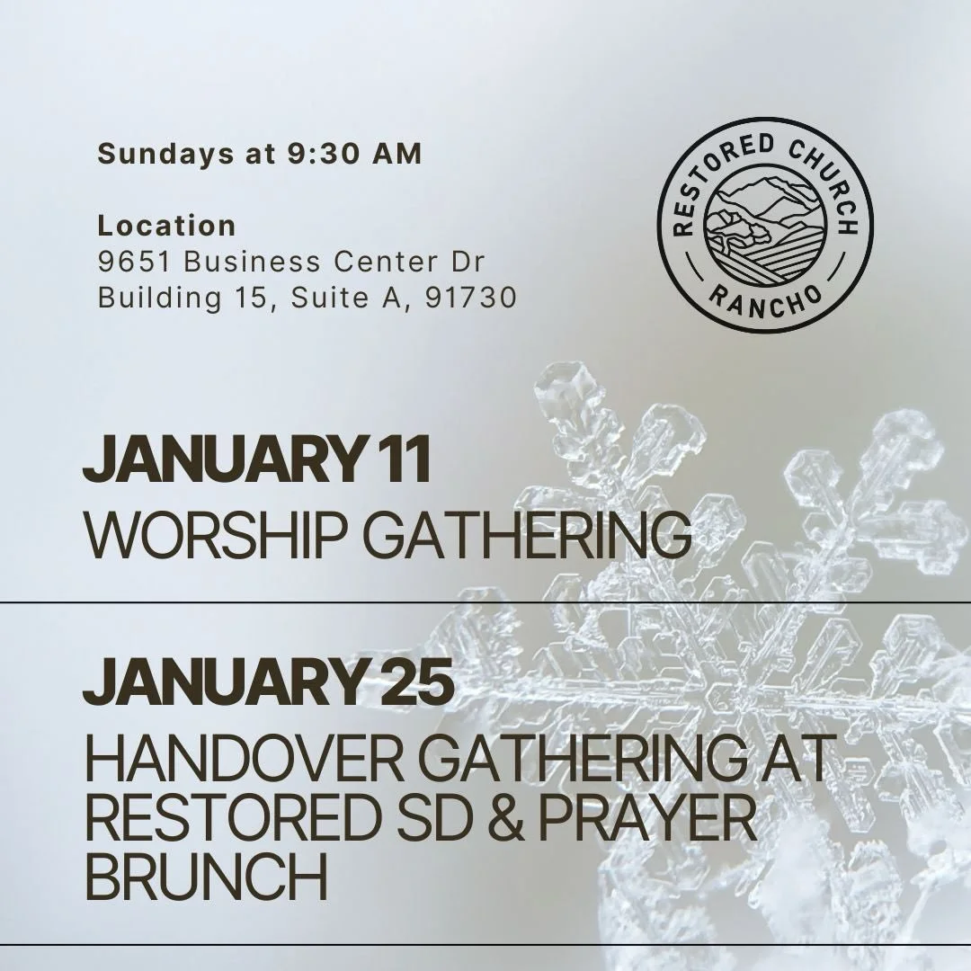 As we look forward to January together don&rsquo;t forget to lock in these Sunday Gathering dates! 📆🔐 

We are excited, and expectant to see what God has for us as we continue to seek our King Jesus together in 2026! 👑🙏🏽