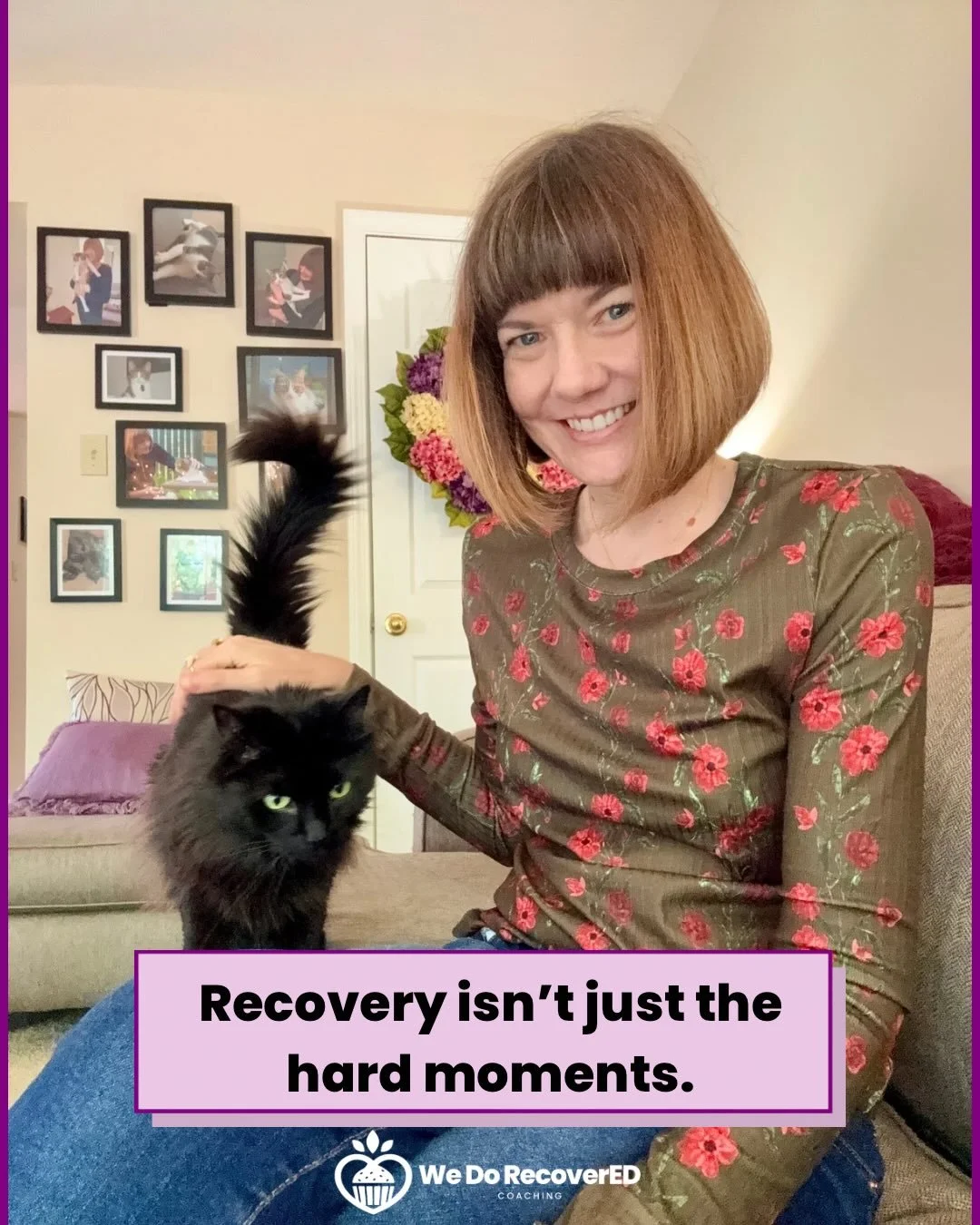 We hear a lot about the hard parts of recovery: 
the breakthroughs, the food challenges, the big moments.

And those matter.

But so do the quieter ones.

Sitting on your couch.
Letting yourself just exist.
Feeling something&hellip; and not needing t