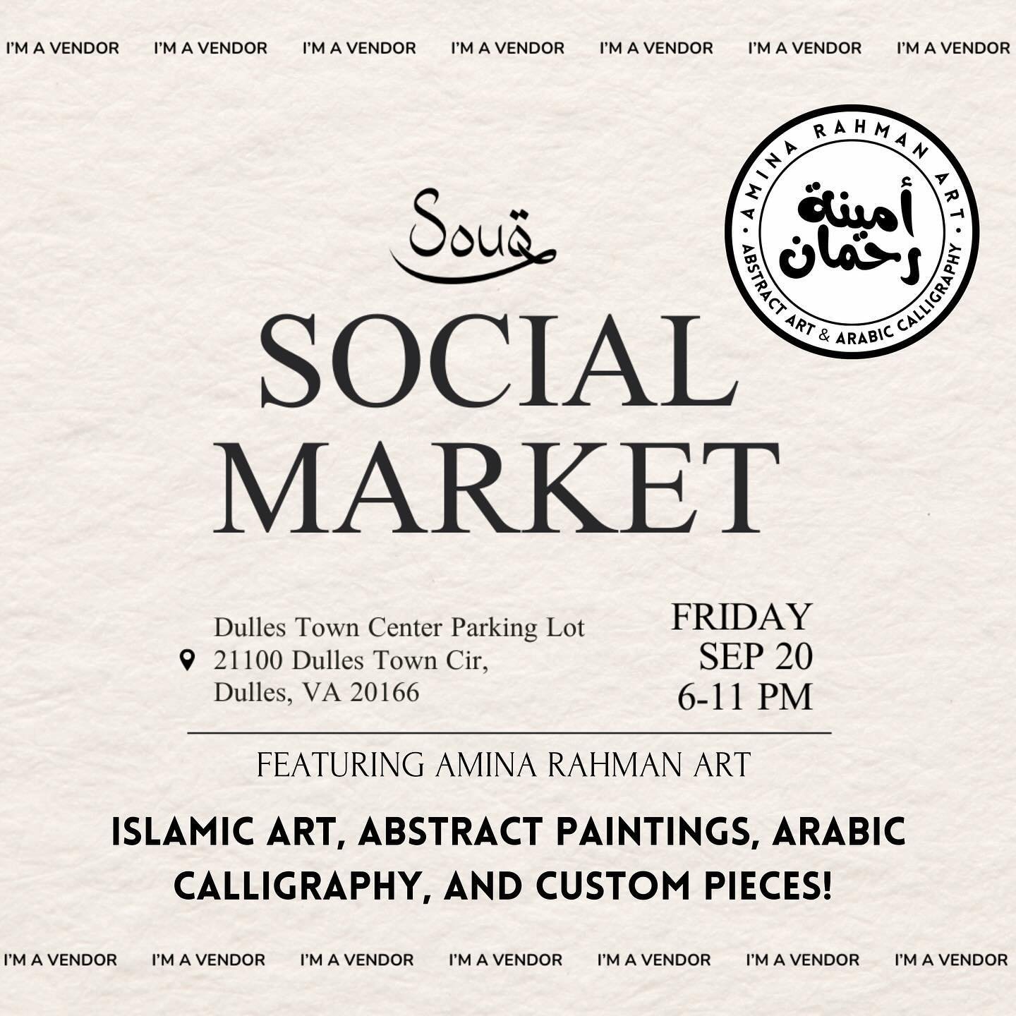 I&rsquo;ll be at @souqsocial this Friday selling prints and a few new pieces! I&rsquo;m super excited so come by and say hi and ask me about getting a custom piece for your home 🤍