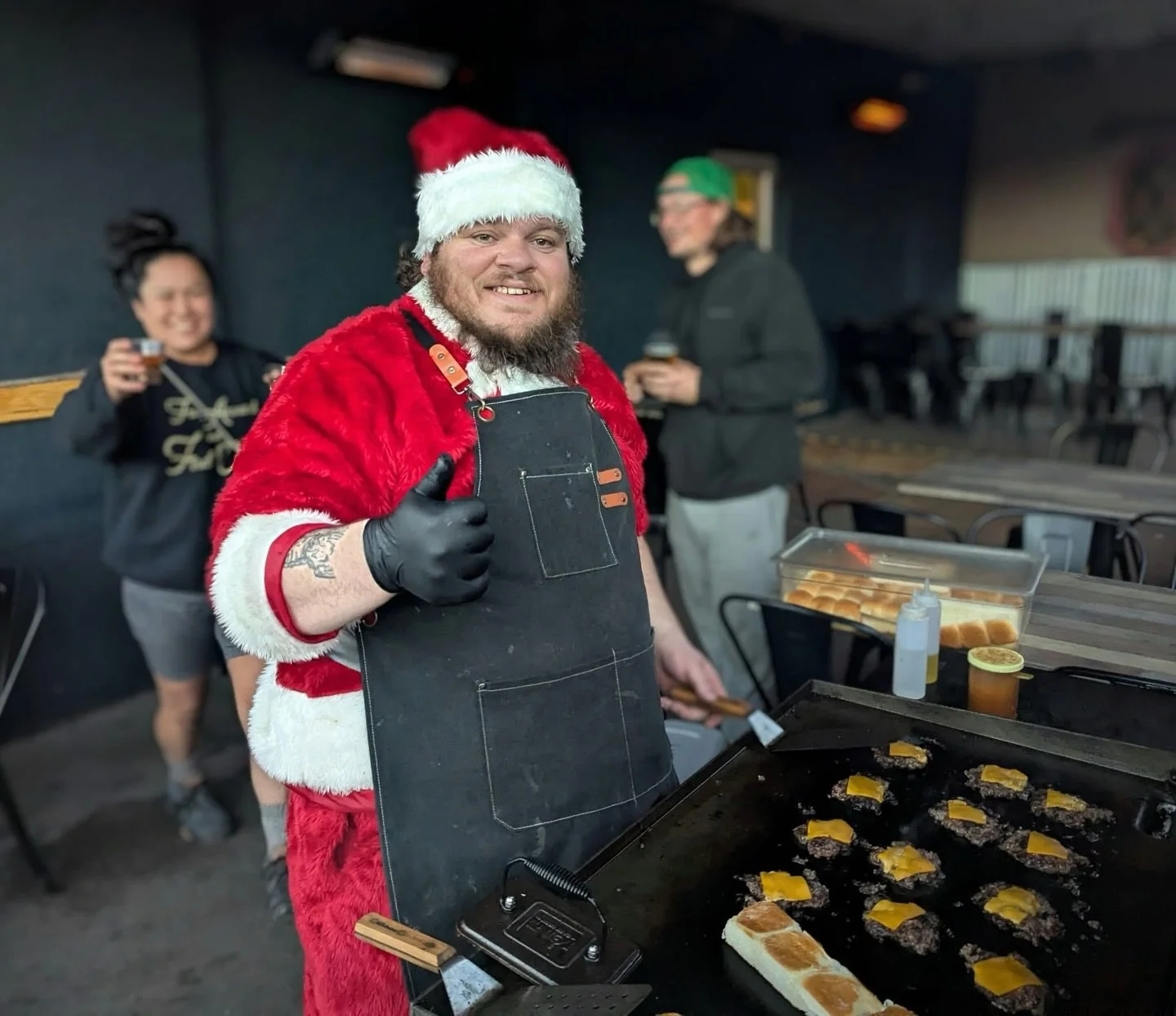 Come and see Santa Nick out on the patio and grab a slider while supplies last! 

📸: Tom Hoyt