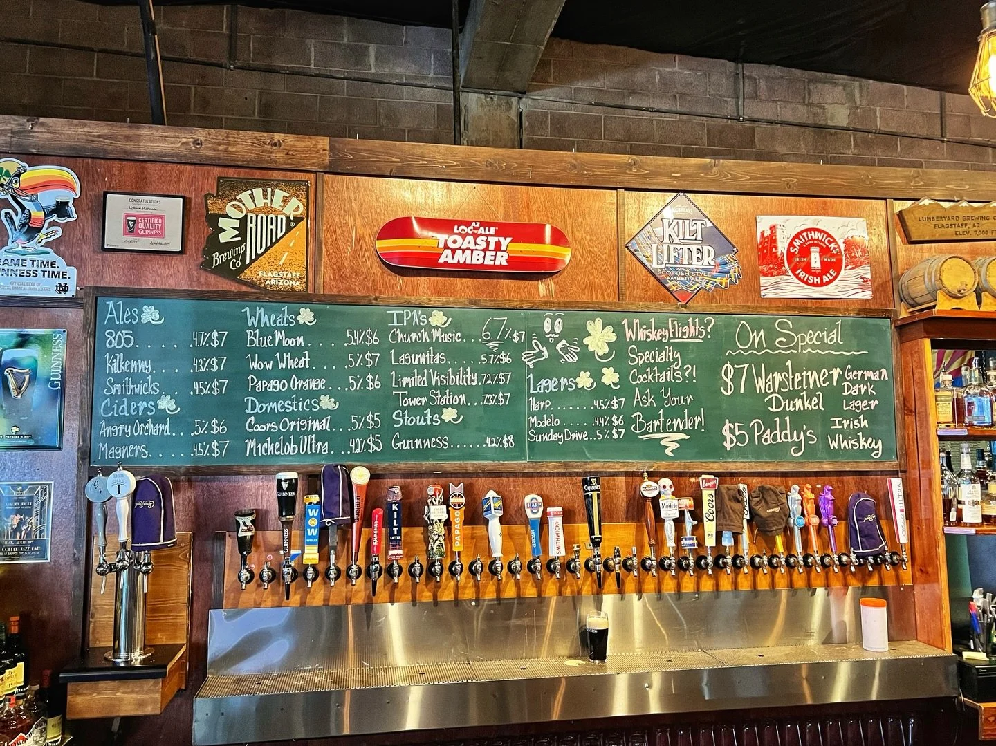 🍻✨ New month, new board, new reasons to stare at the bar a little longer.

Our updated menu board is live with daily specials, full drink lineups, brand new whiskey flights, and a few surprises sprinkled in.

Take a look, make a plan, and let the mo