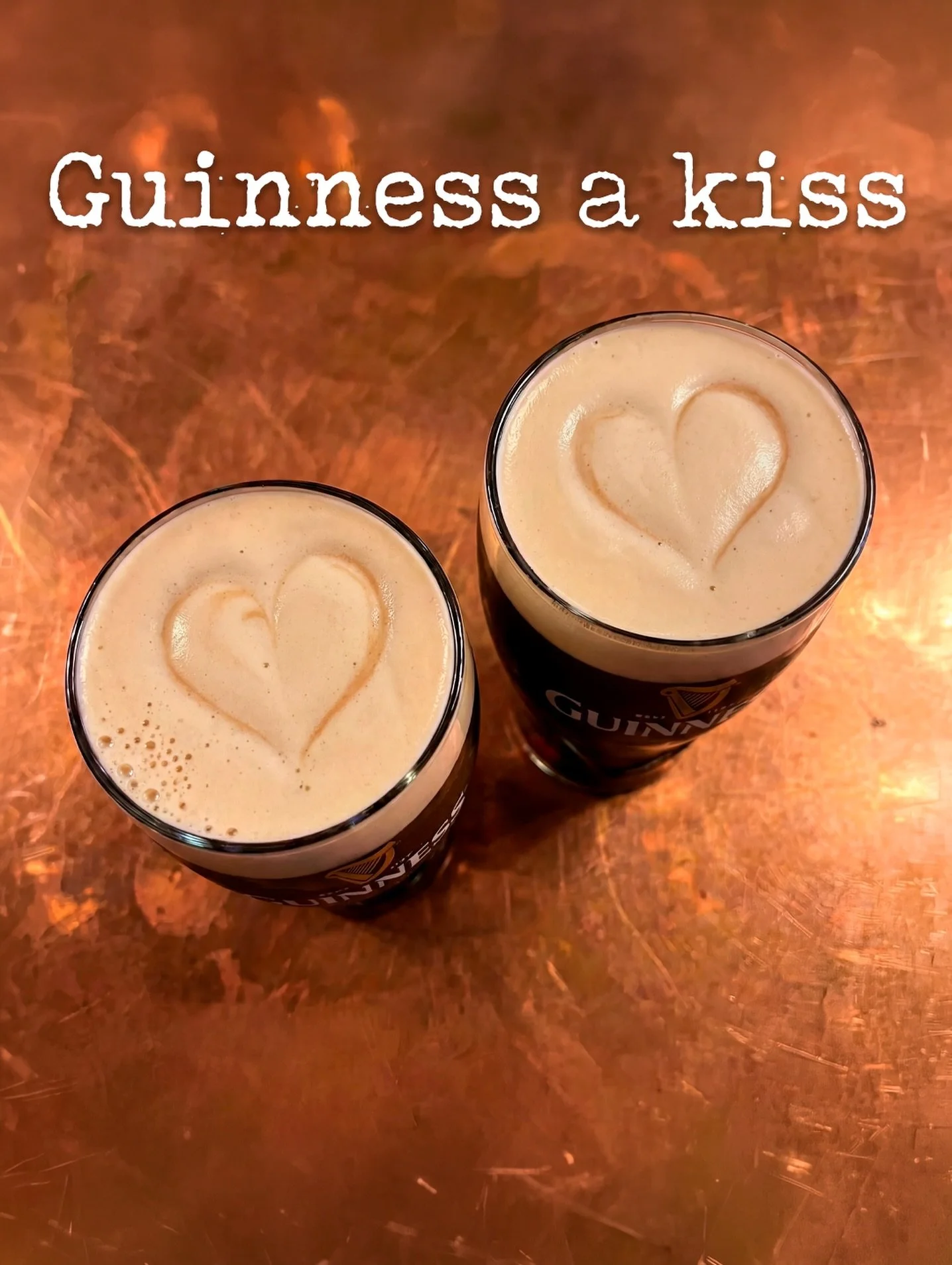 🍀💋 Quite possibly the perfect Valentine 🍺❤️

#GuinnessAKiss #ValentinesDay #UptownPubhouse
