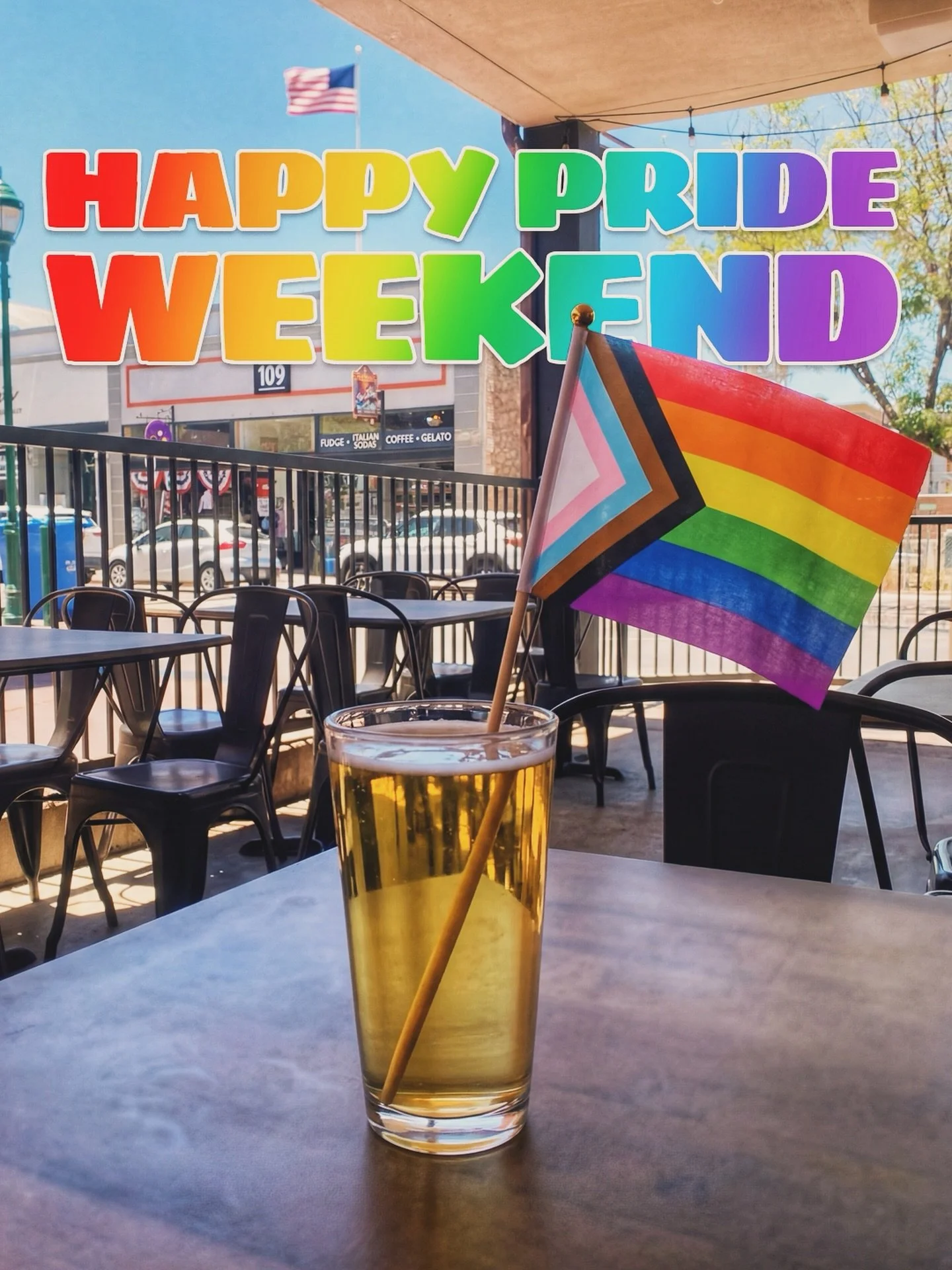 🌈 Happy Pride Weekend, Flagstaff! 🏳️&zwj;🌈

It is hot out there, so be sure to drop by your favorite neighborhood Pubhouse for good food, cold drinks, and a little shade break.

Our patio is fully shaded, the vibes are friendly, and we&rsquo;re he