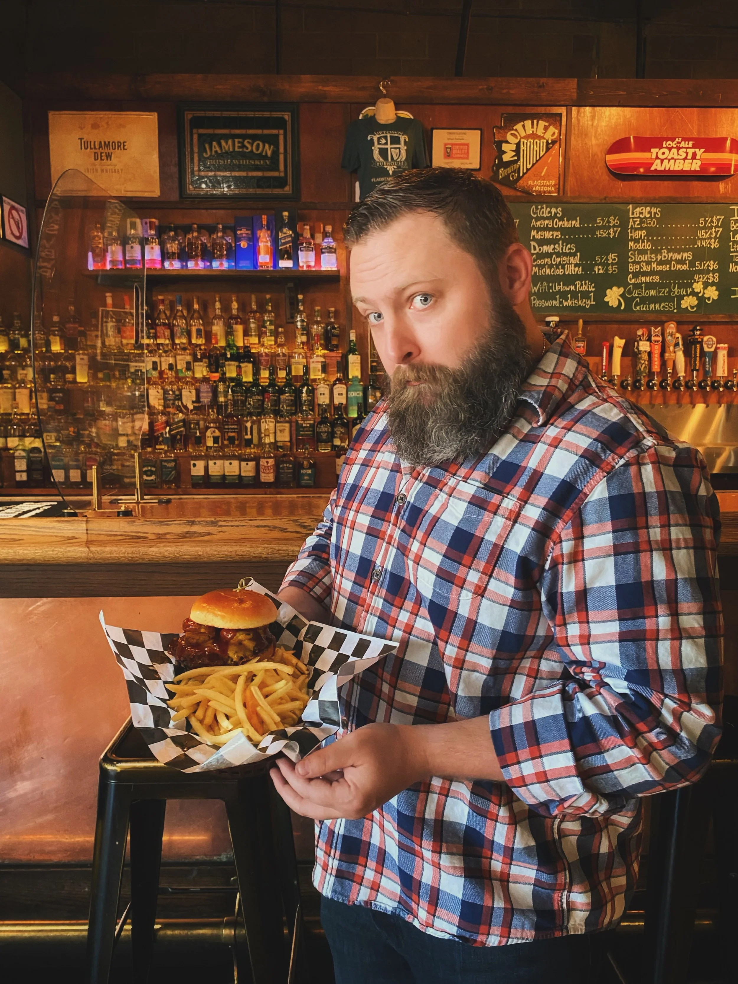 🥒🍔 What could make our NEW BBQ Burger even better? Pickles, of course.

Not THAT Pickles. But fried pickles.

Introducing the Fried Pickle BBQ Burger: a quarter-pound patty topped with grilled onions, cheddar, ranch, crispy fried pickle chips, and 