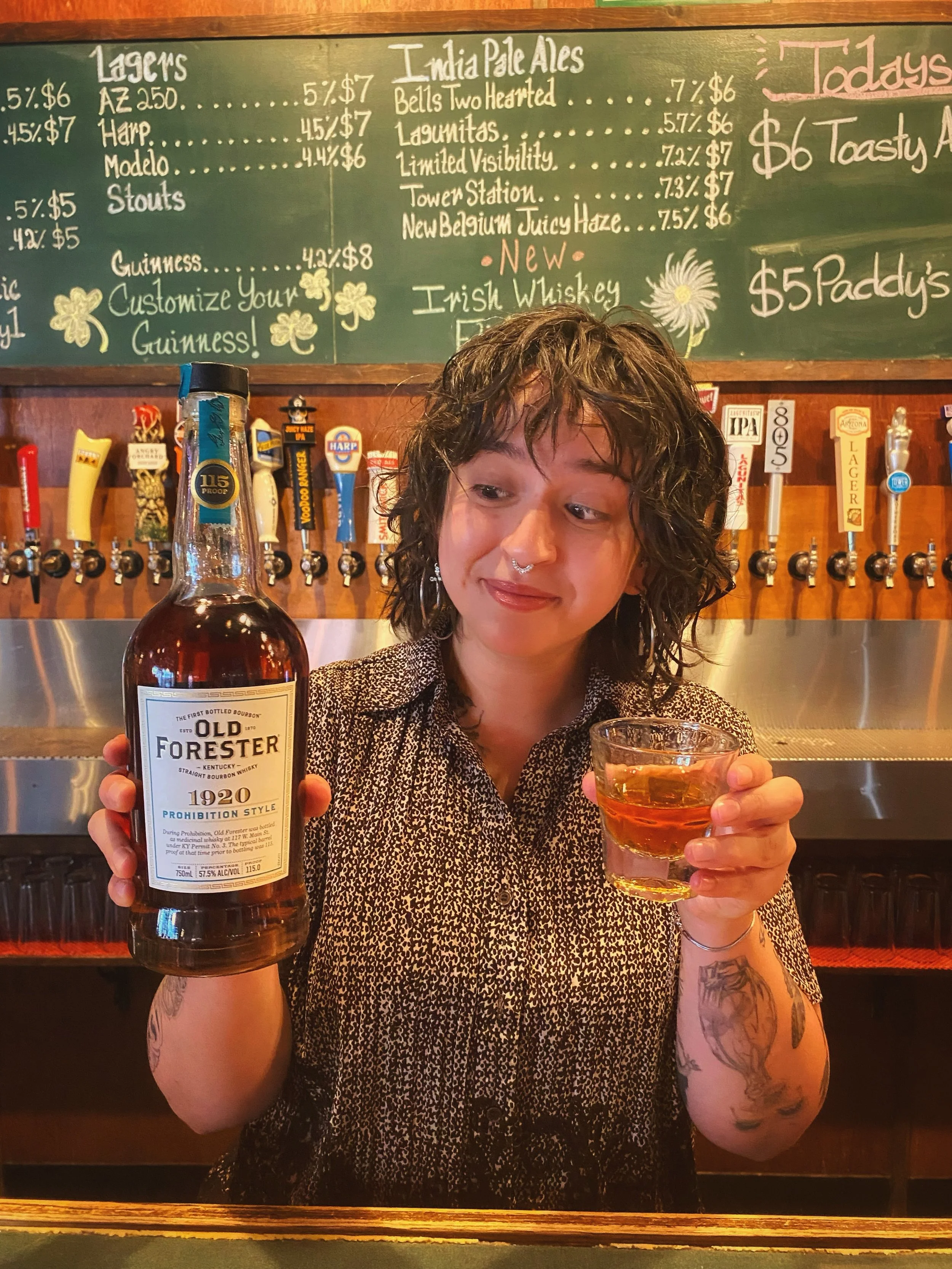 🥃 Find someone who looks at you the way Taylor looks at Old Forester...

Honestly, we get it. This bottle has main character energy.

Part of Old Forester&rsquo;s Whiskey Row series, 1920 Prohibition Style is a bold bourbon inspired by the era when 