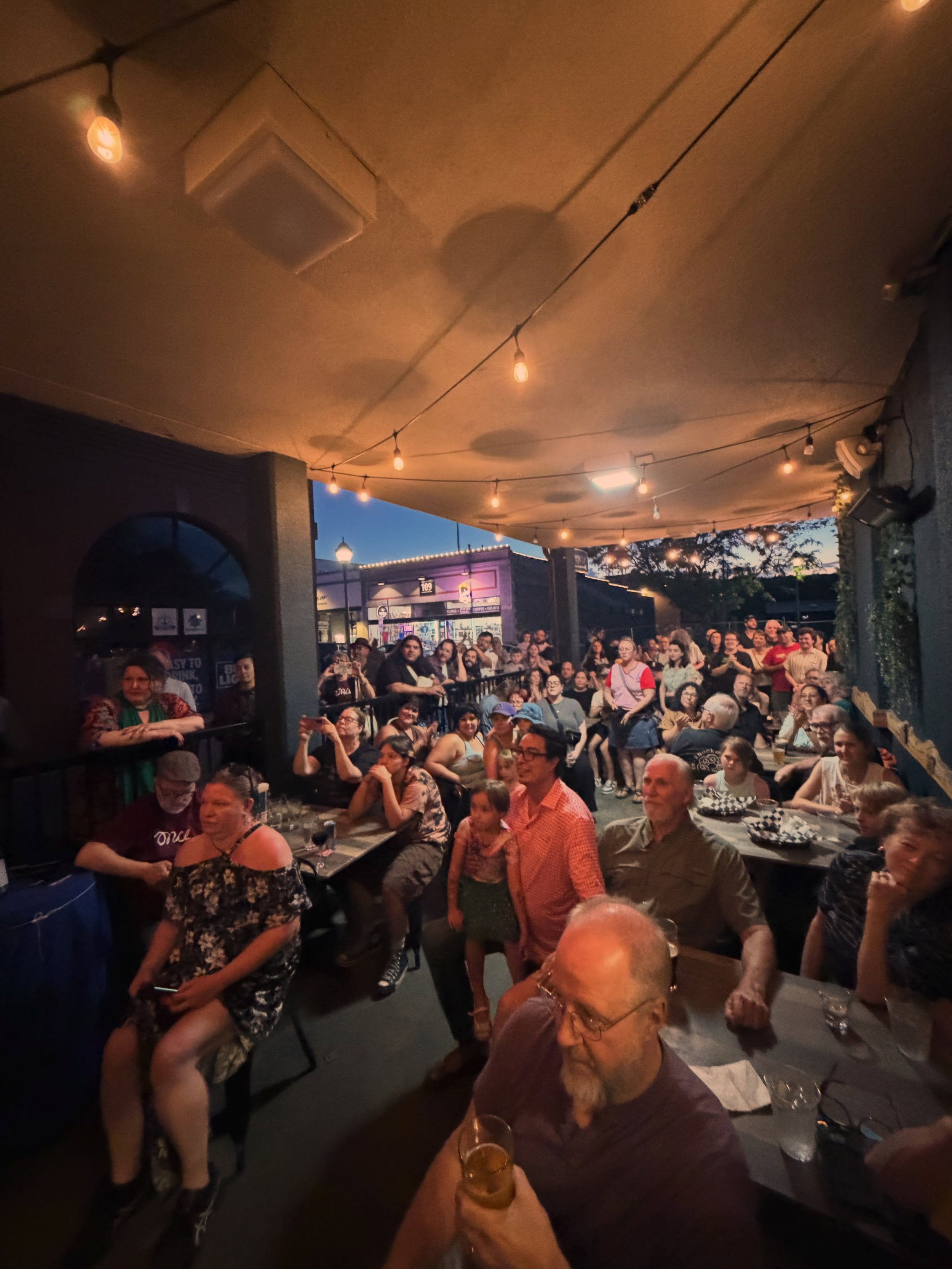 🎭 Still thinking about last night.

A heartfelt thank you to @theatrikos and the incredible performers who brought a sneak peek of Once to the Blue Mountain Rose stage on our patio.

The evening carried extra meaning as the performance was held in h