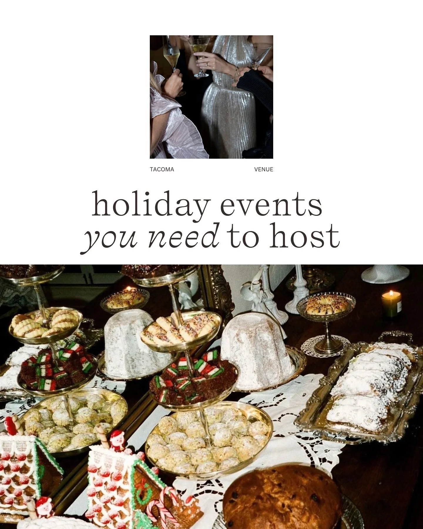 The art of hosting

We&rsquo;re officially in the season of gathering. So if we must gather why not make it fun? 

A cookie exchange with a dress up theme, a projector movie night playing the classics, creative company retreats and workshops to recon