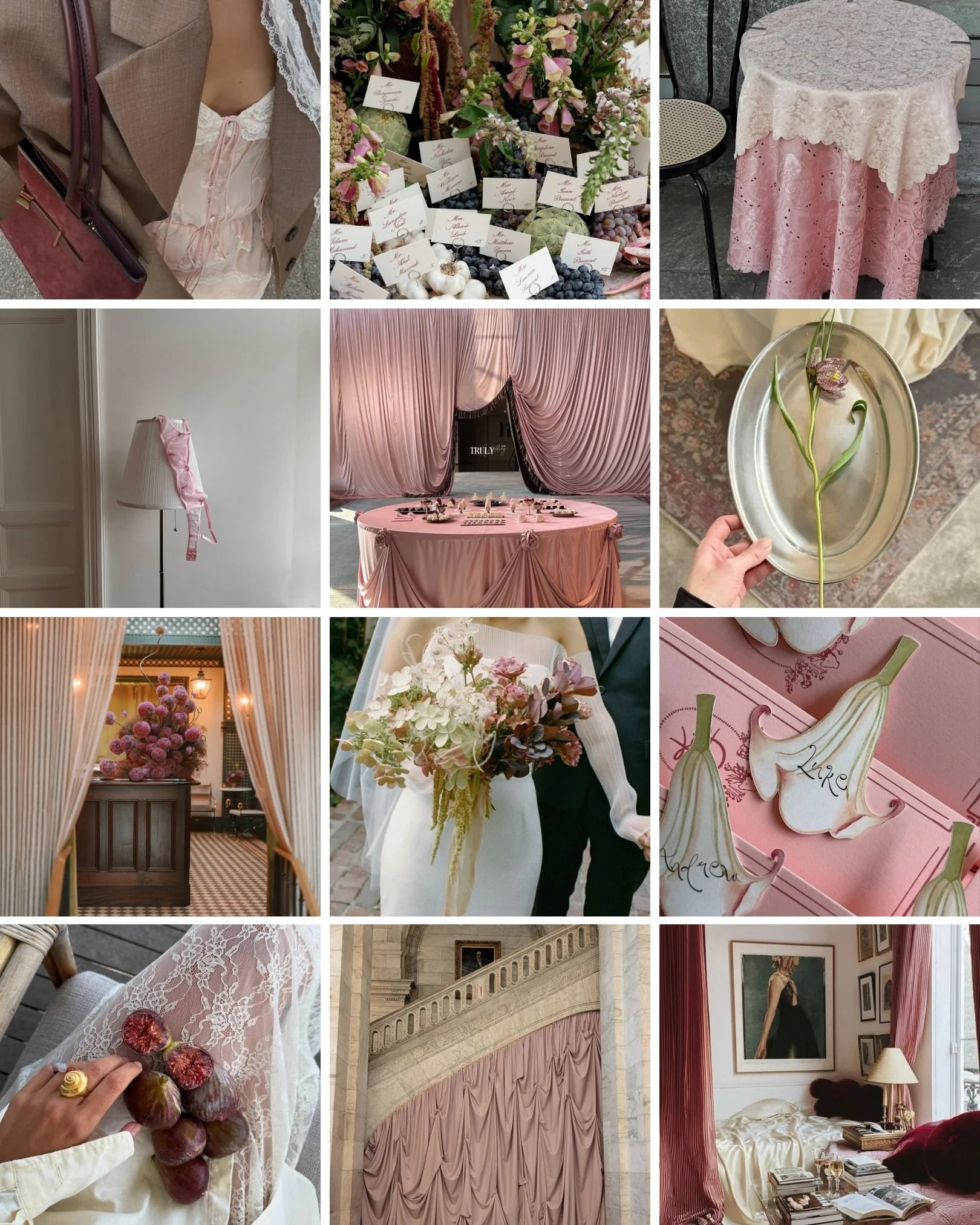 a blushing bride 

Burgundy is definitely THEE color the past few years (and we love) but what about a little twist?

I found this color paint swatch in my phone from 2019 when my love affair with mauve began. Particularly paired with a dusty pink fr