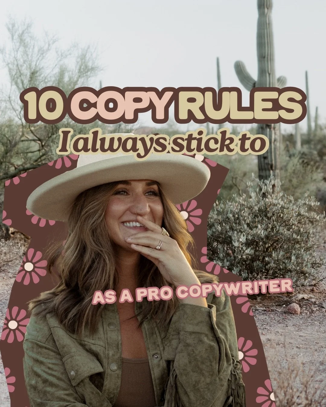 Reach for this when your copy AINT copyin&rsquo;

Quick recap on the first 6 rules for ya 👇🏼

✨RULE 1✨CONCRETE > CONCEPT

Make ideas touchable. Take a concept &amp; make it real, like sticky brand voice. I can say brand voice is who you are &amp