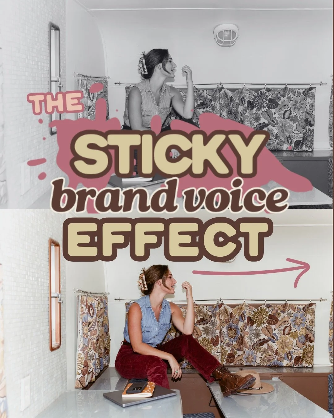 ✨Your brand voice IS your brand&rsquo;s personality✨

it&rsquo;s what takes your boring but important messaging

(the WHAT stuff) &amp; makes it memorable / worth listening to

It&rsquo;s what gets your people&rsquo;s attention FIRST (!!)

so they ca