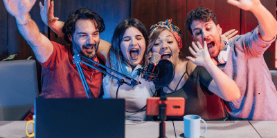 Sample facebook live video of 4 people