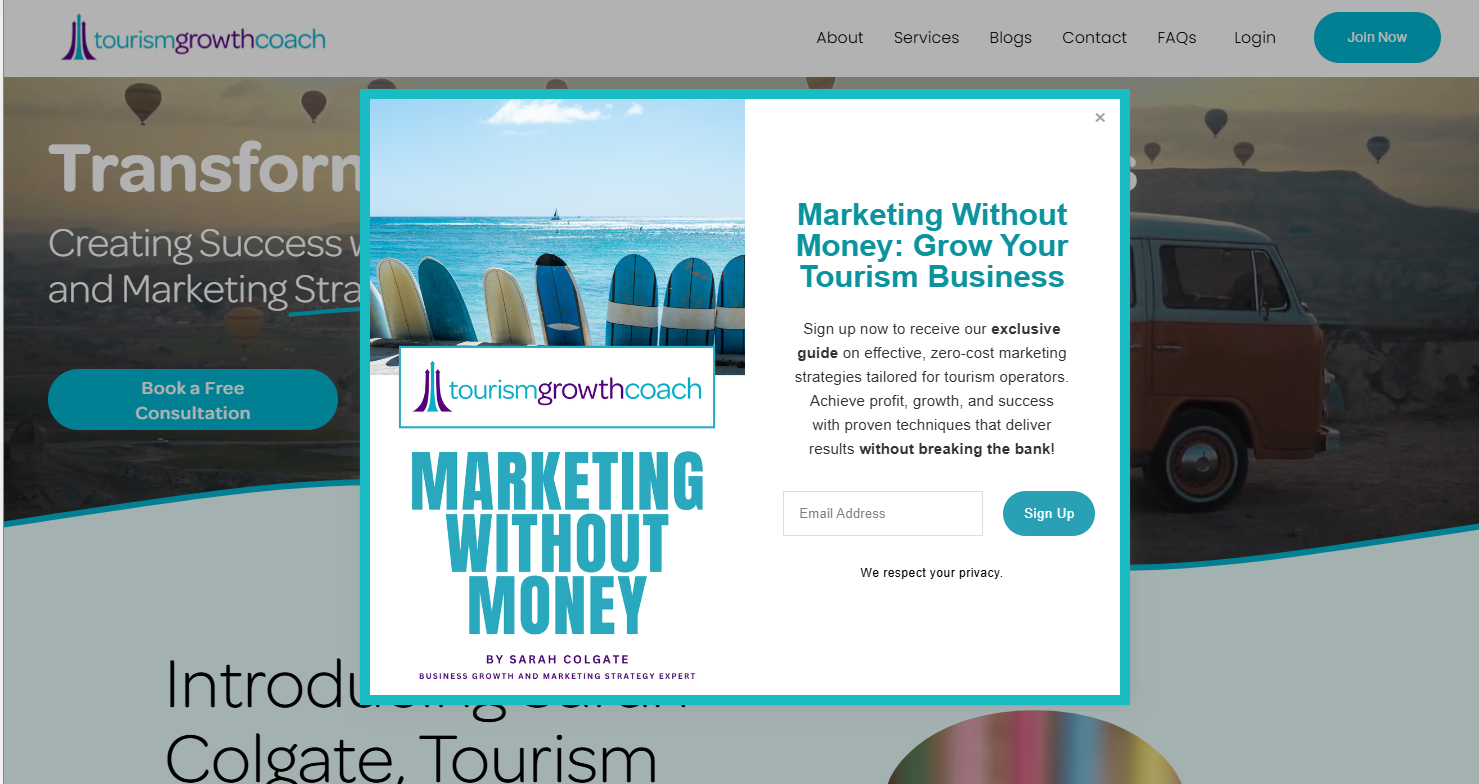 Sample email marketing