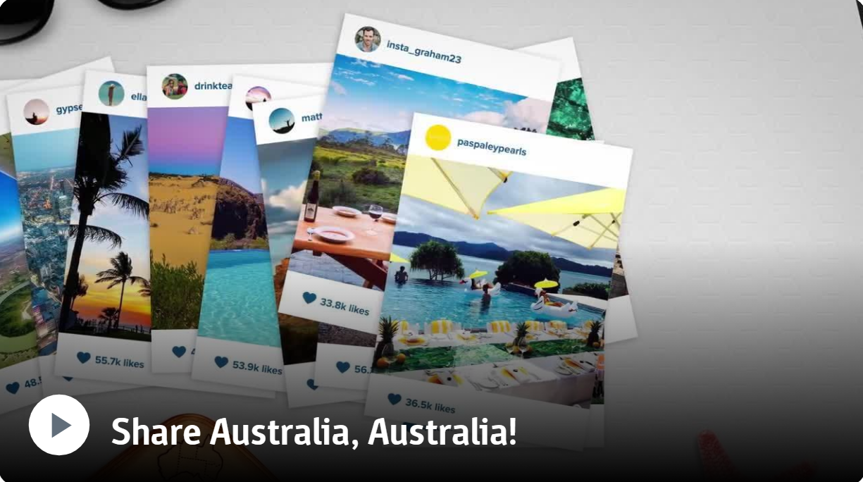 A screenshot of tourism australia